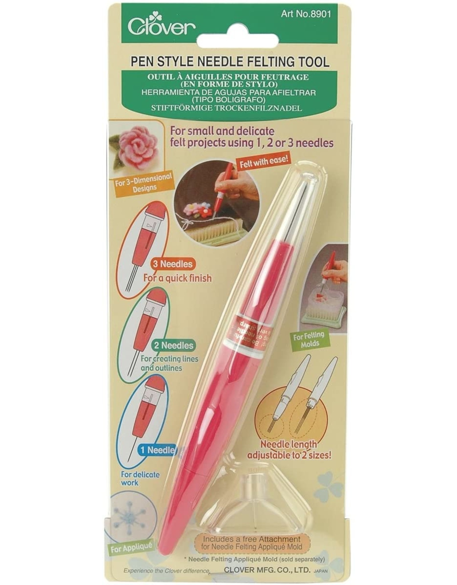 Clover Clover Felting Needle Handle Tool