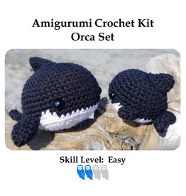 Wooly Critters Wooly Critters Kit Orca Set