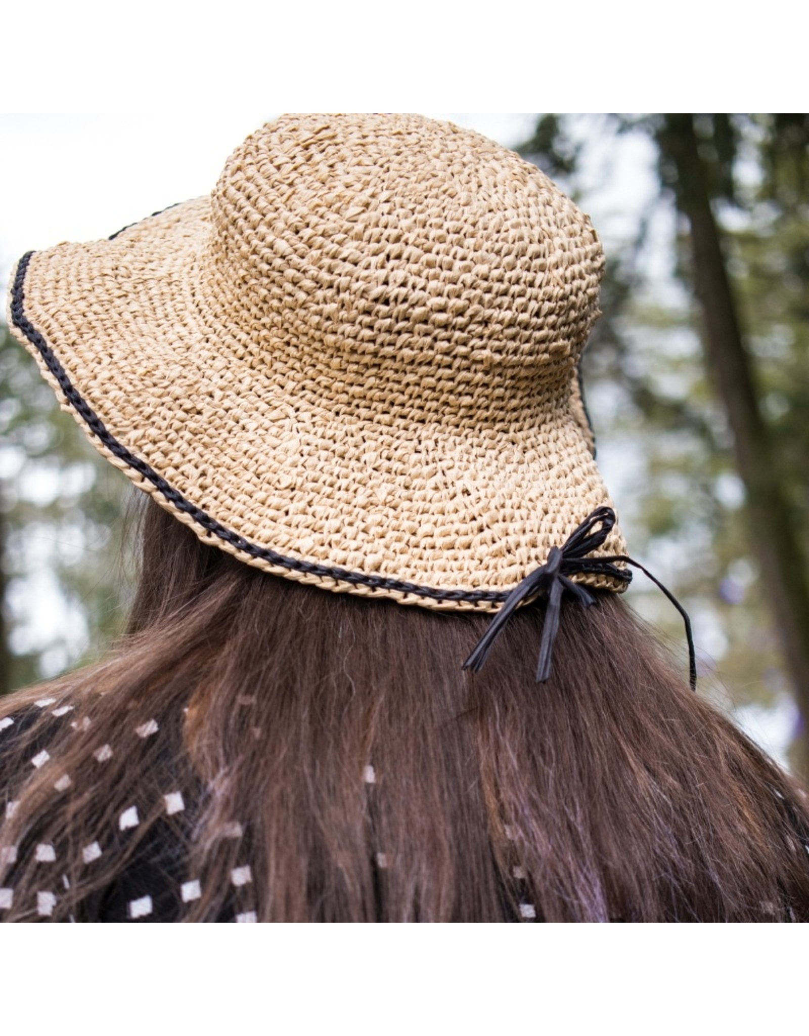 Owl Spun Raffia Crochet Hat Kit