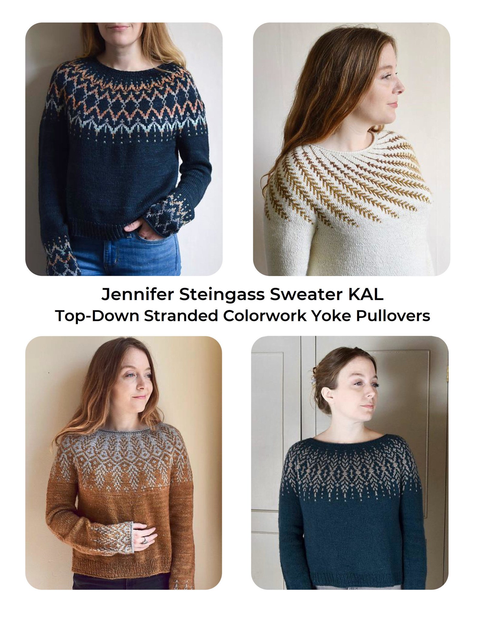 Stranded by the Sea Knit Along (KAL) 2022 Steingass Sweaters Zoom