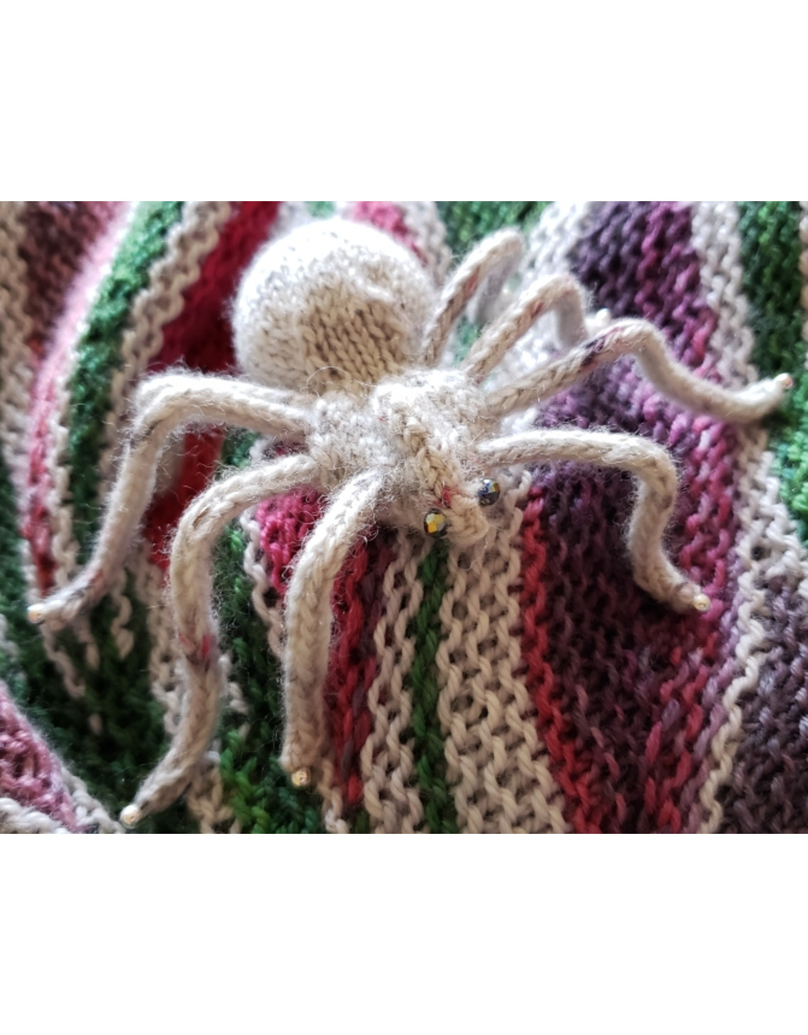 Lavatera Rose Kit Archie and Tula the Spider Knitting Kit in Tweed