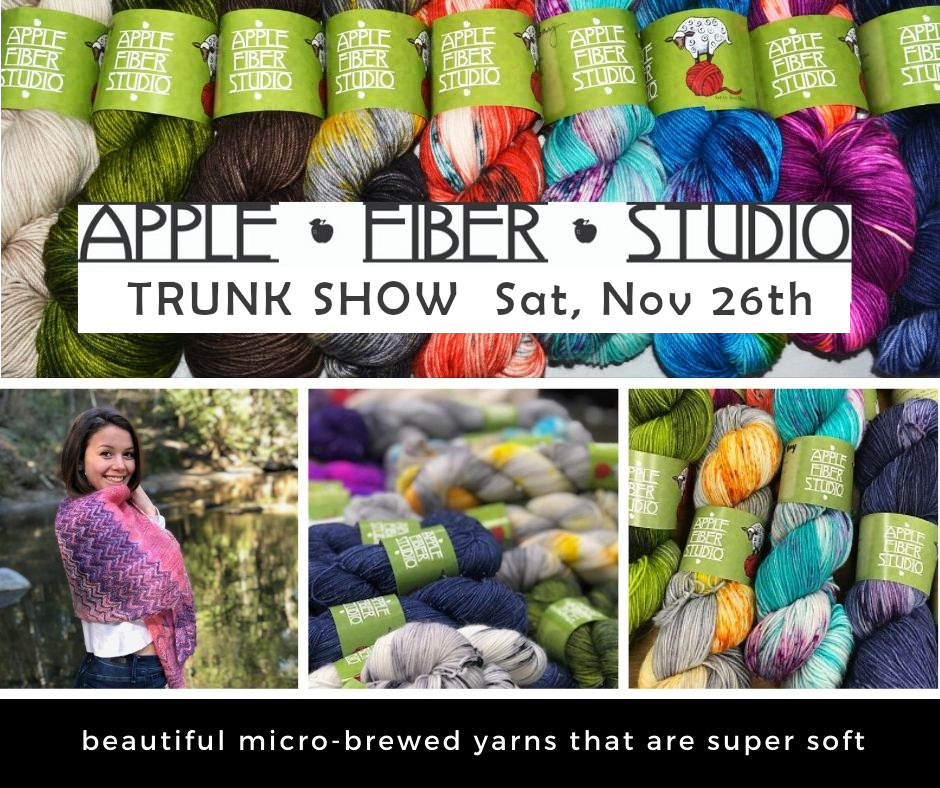 Apple Fiber Studios Trunk Show 11/26