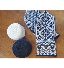 Selbu Mitten Kit - Heritage Silk