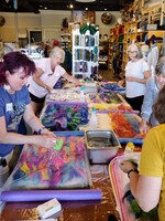 Kerri Kirk Instructor Class Beginning Wet Felting