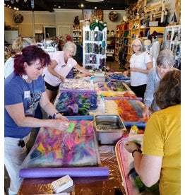 Kerri Kirk Instructor Class Beginning Wet Felting