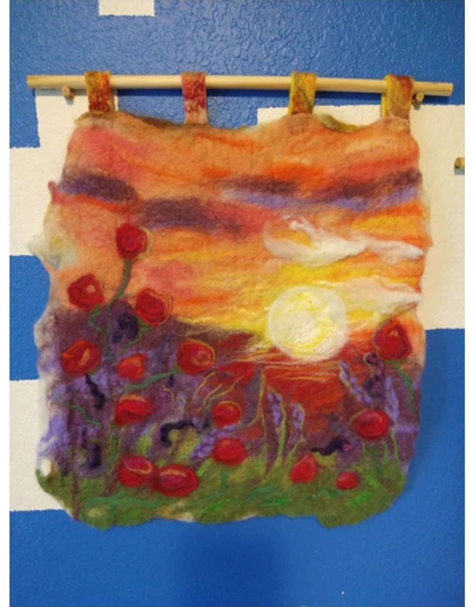 Adornament Designs Class Wool Painting Art Felting