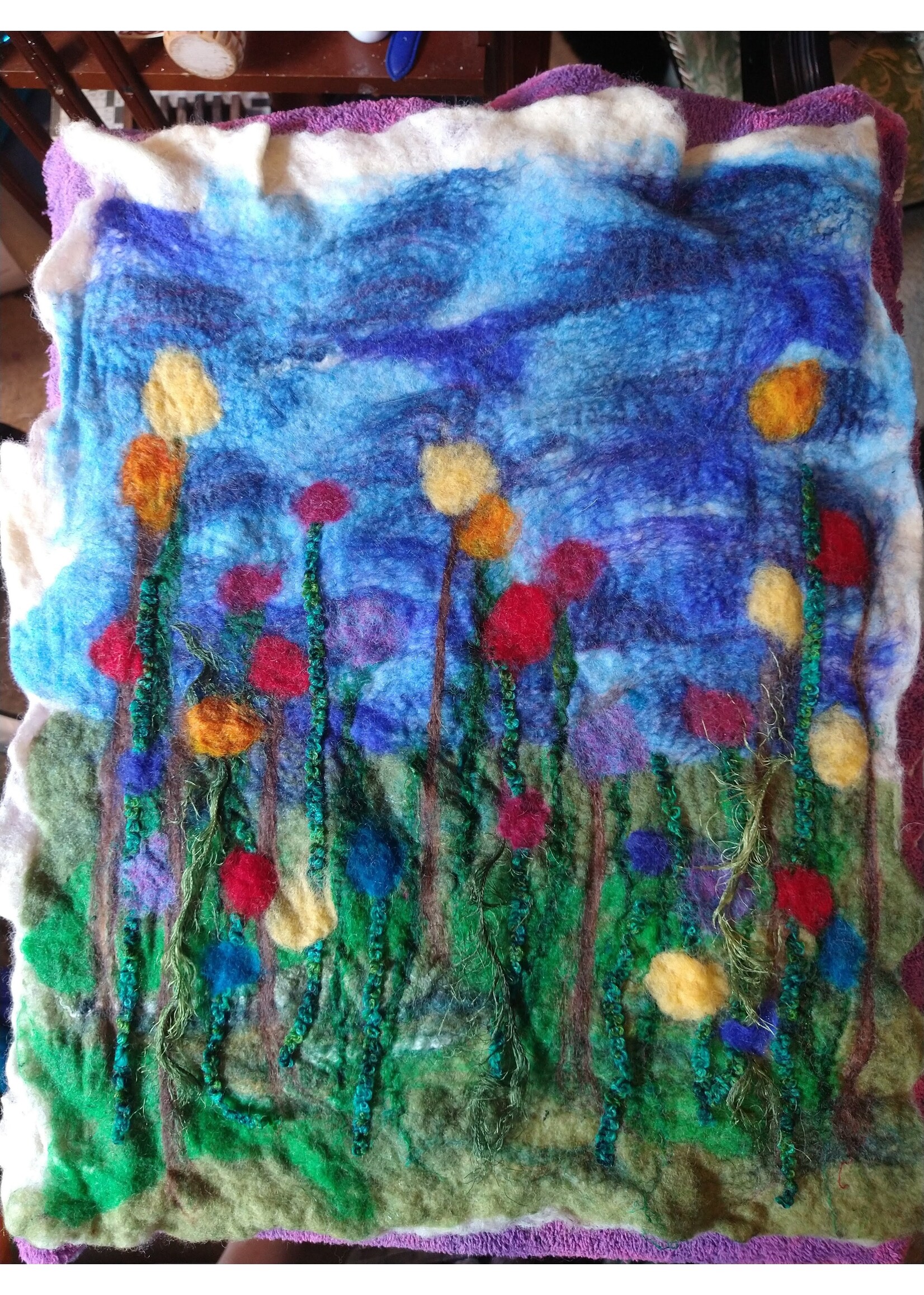 Adornament Designs Class Embelished Art Felting