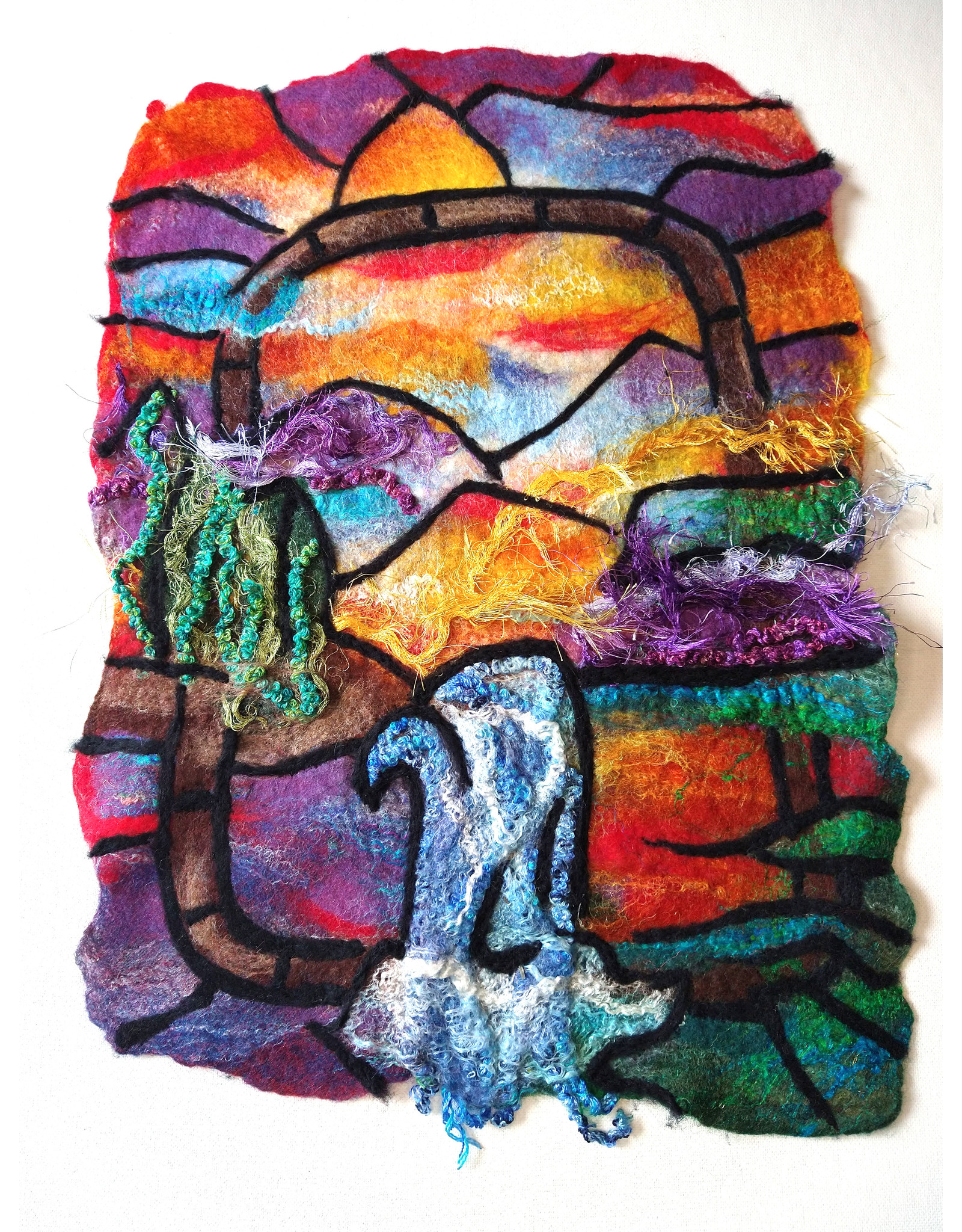 Adornament Designs Class Wool Painting Art Felting
