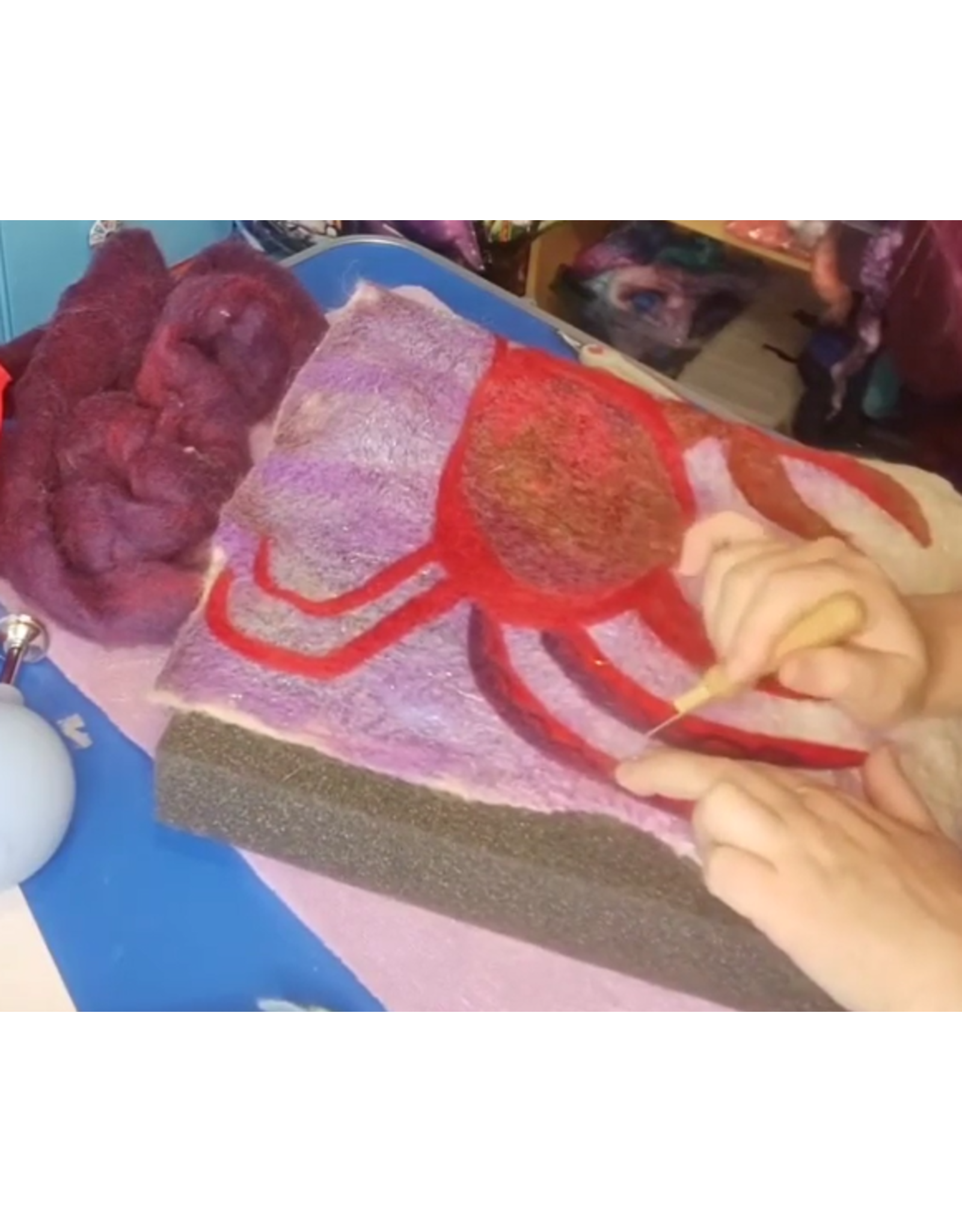 Adornament Designs Class Wool Painting Art Felting