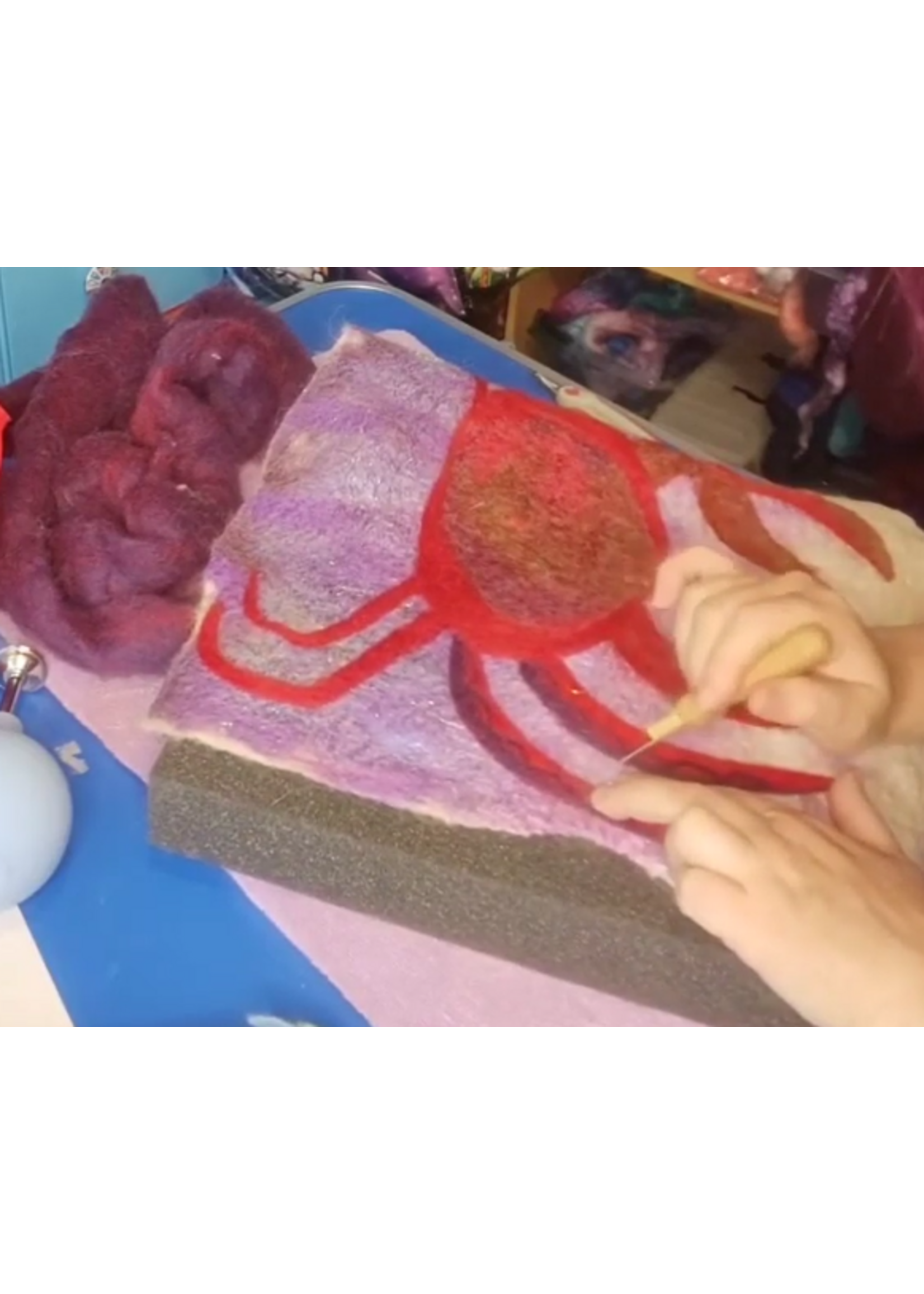 Adornament Designs Class Embelished Art Felting