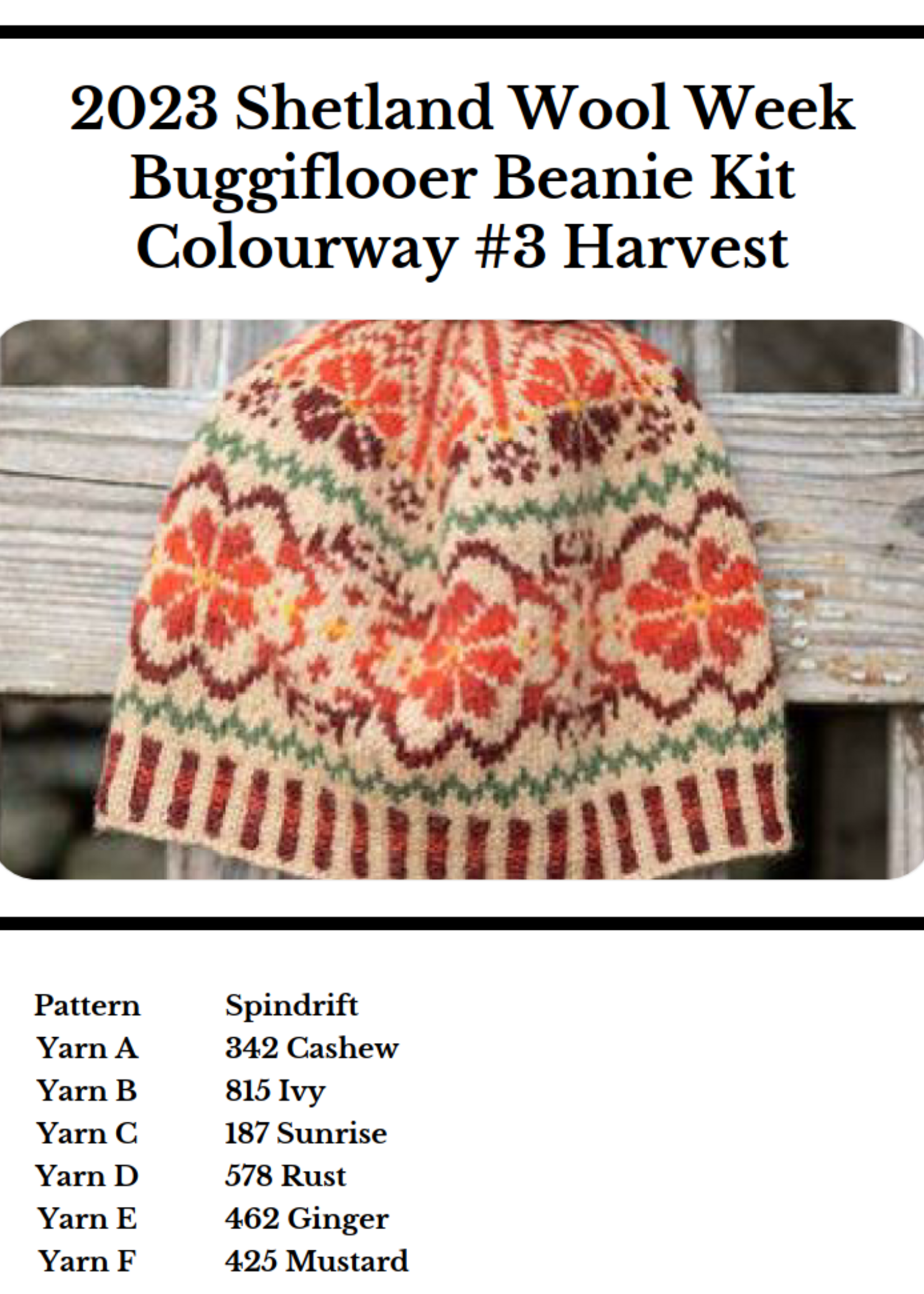 Jamieson's of Shetland Shetland Wool Week Kit 2023