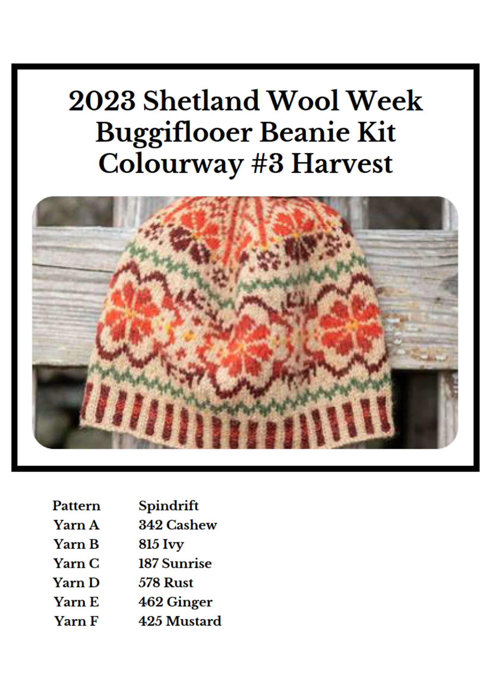 Jamieson's of Shetland Shetland Wool Week Kit 2023
