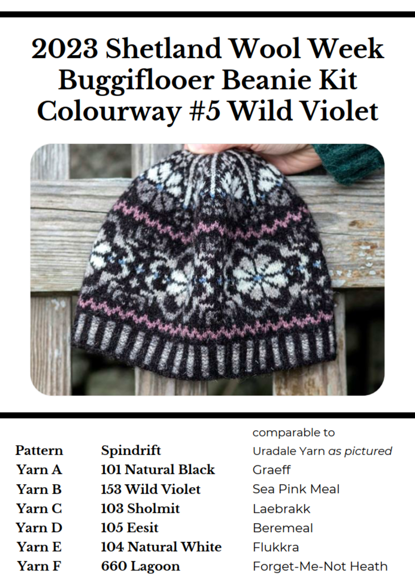 Jamieson's of Shetland Shetland Wool Week Kit 2023