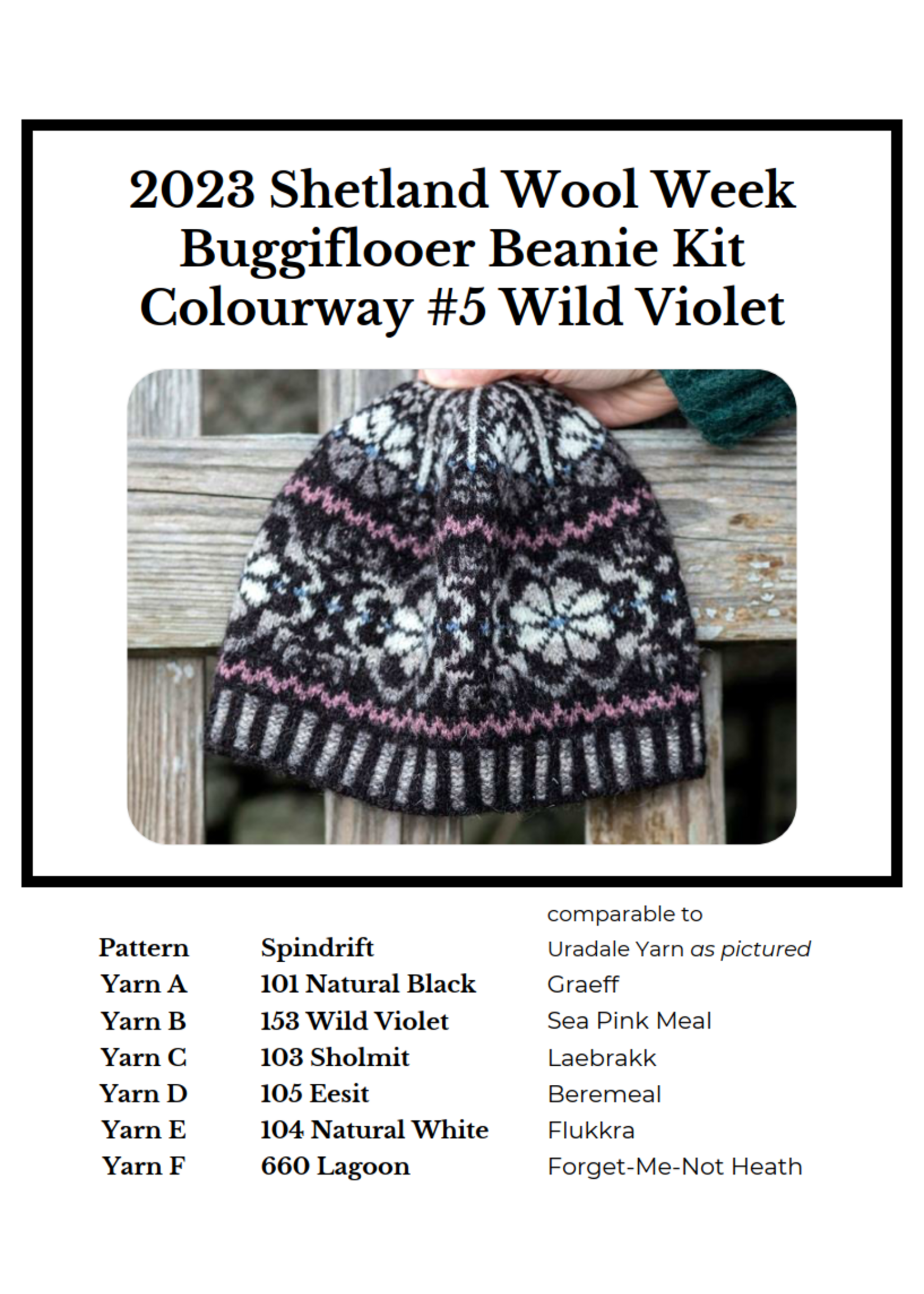 Jamieson's of Shetland Shetland Wool Week Kit 2023