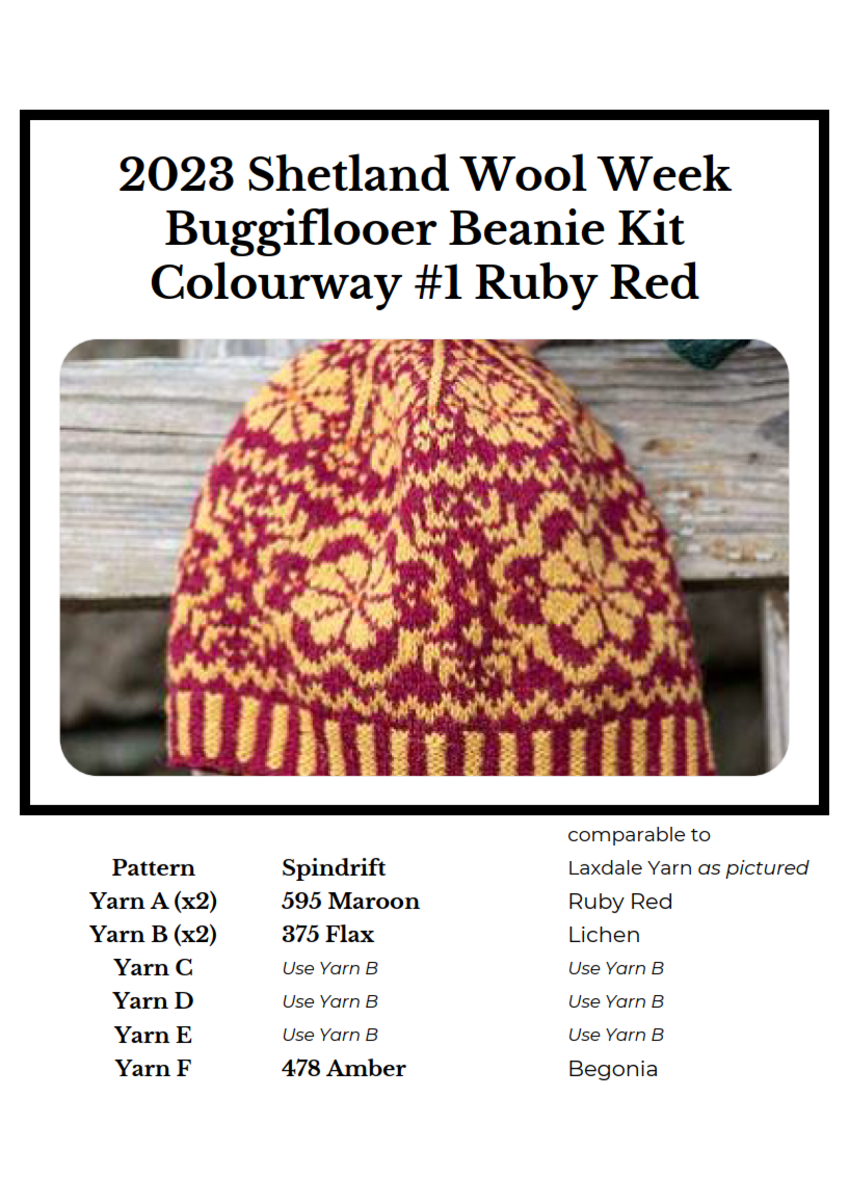 Jamieson's of Shetland Shetland Wool Week Kit 2023