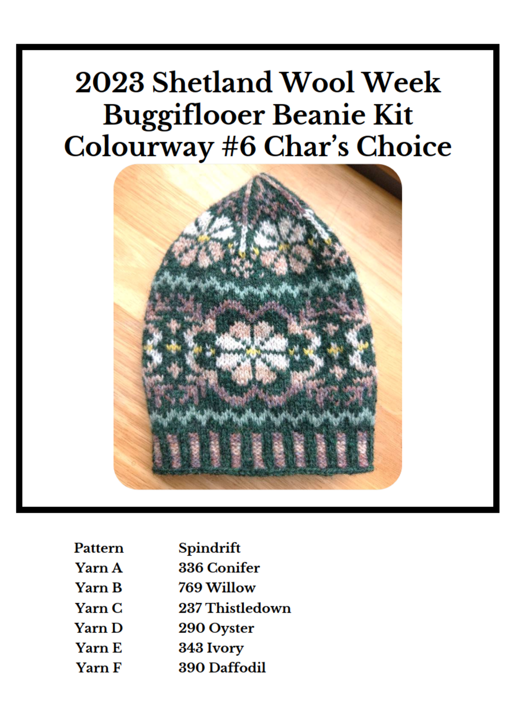 Jamieson's of Shetland Shetland Wool Week Kit 2023