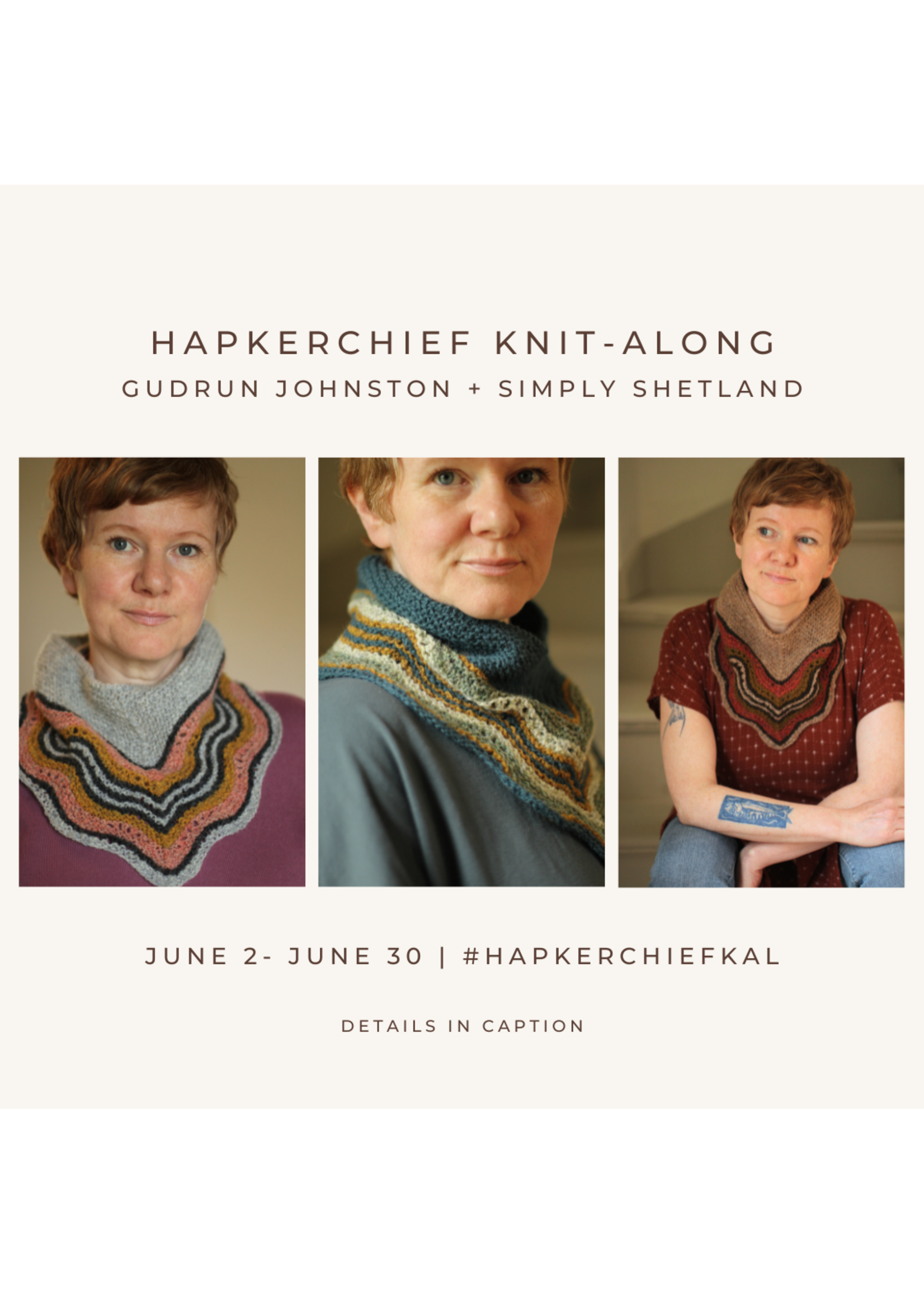 Jamieson's of Shetland Shetland KAL Hapkerchief Kit 2023