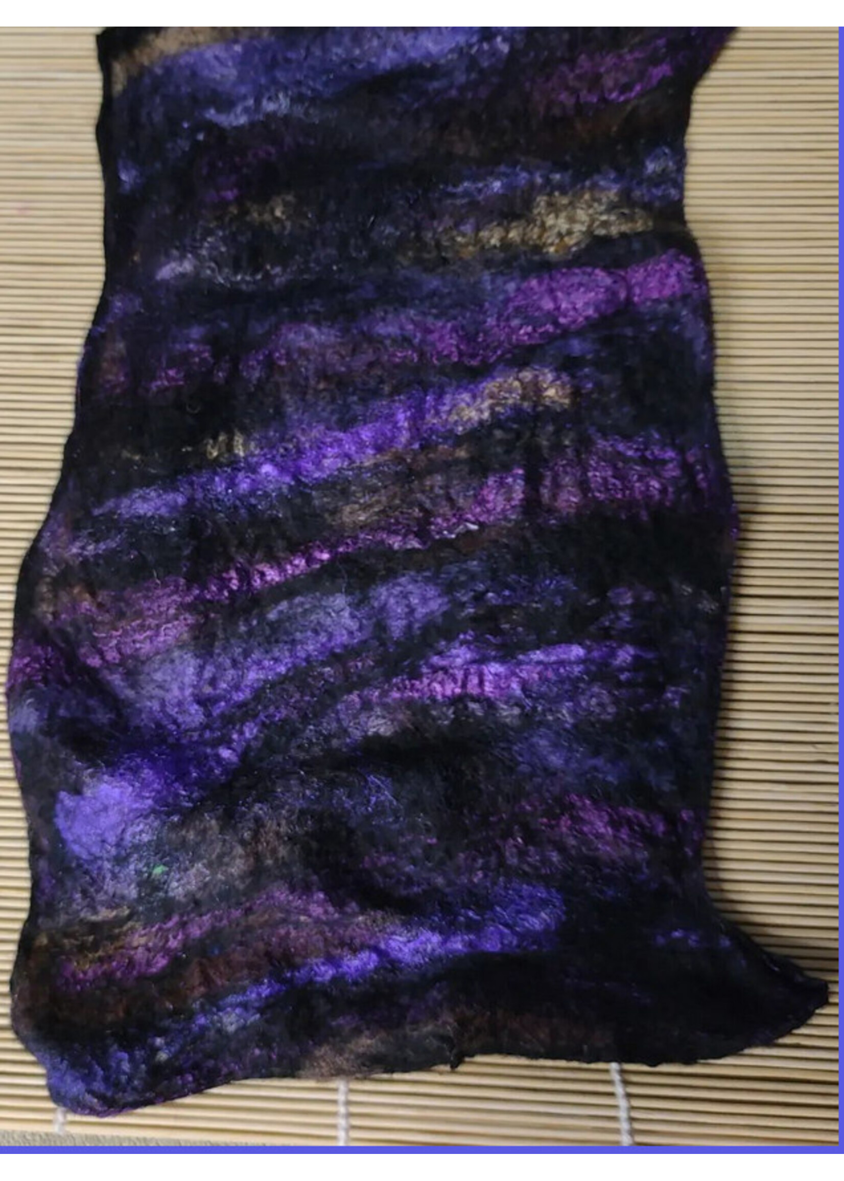 Kerri Kirk Instructor Class Wet Felted Scarves