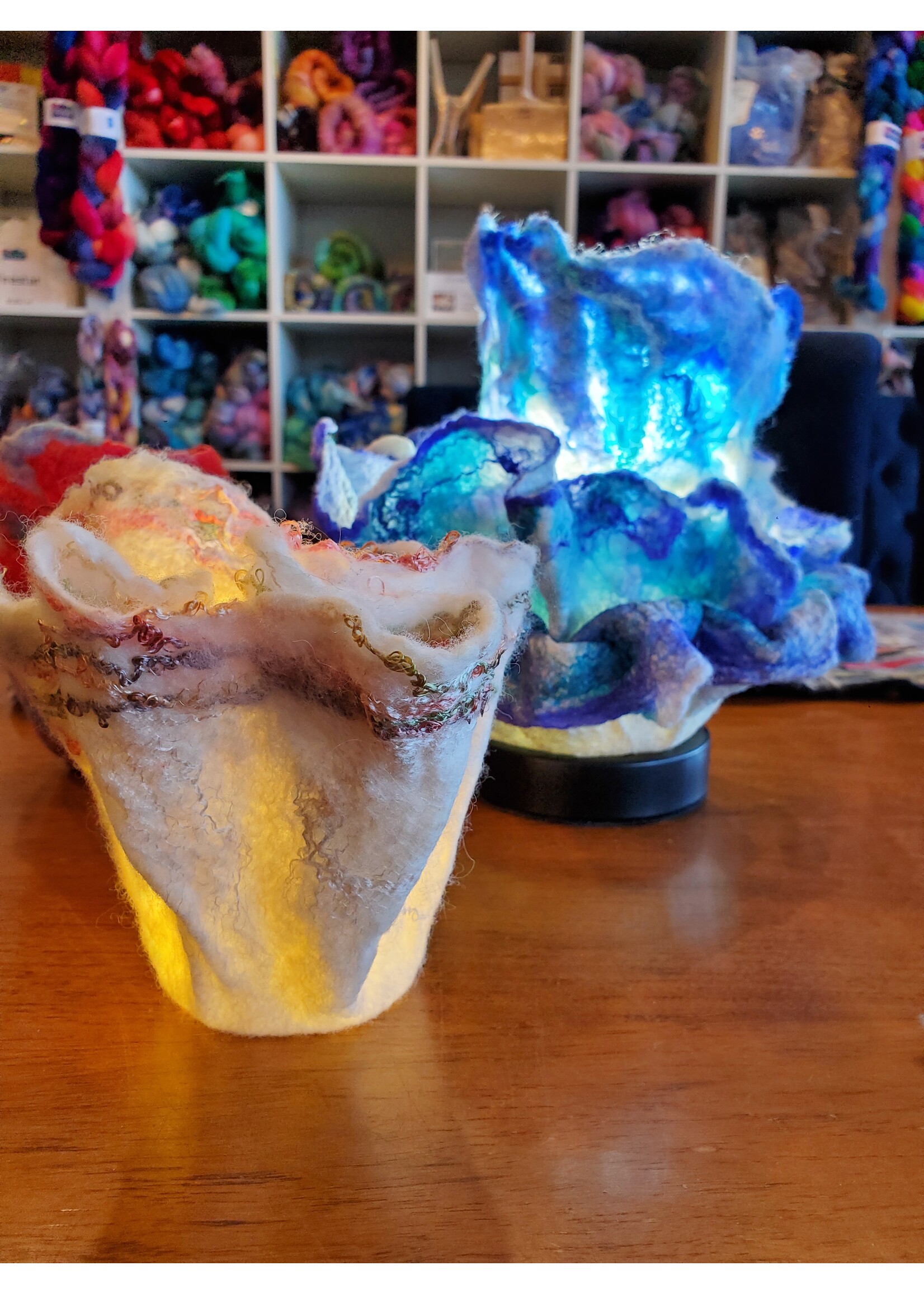 Kerri Kirk Instructor Class Resist Felting