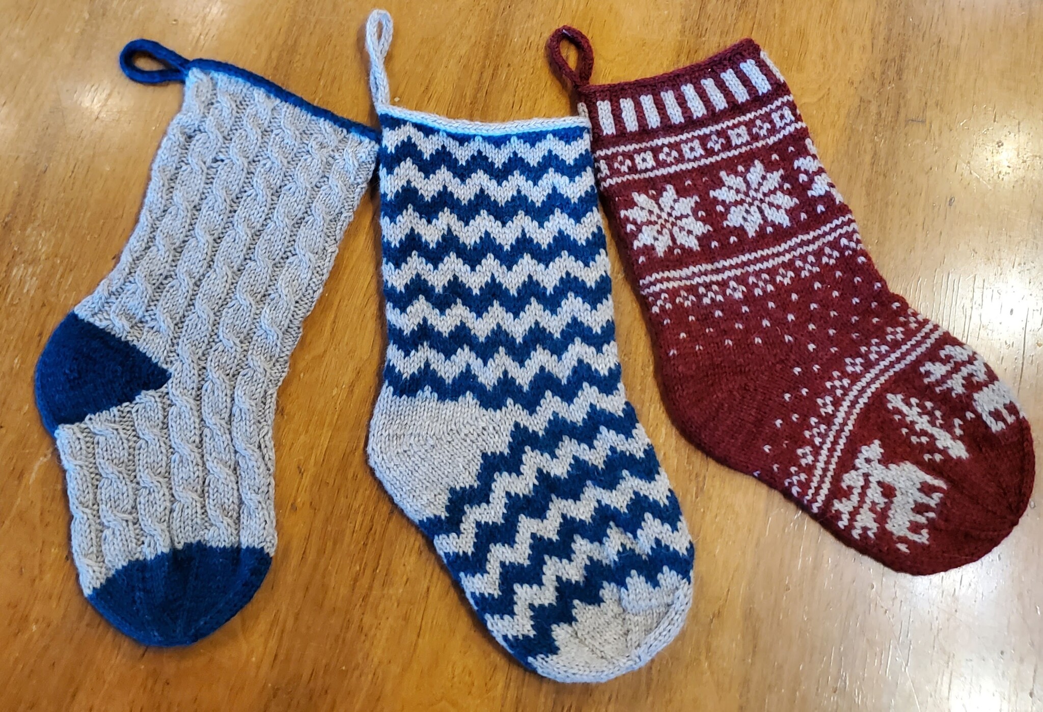 Holiday Stockings Class - Two Classes, Three Designs - Stranded by