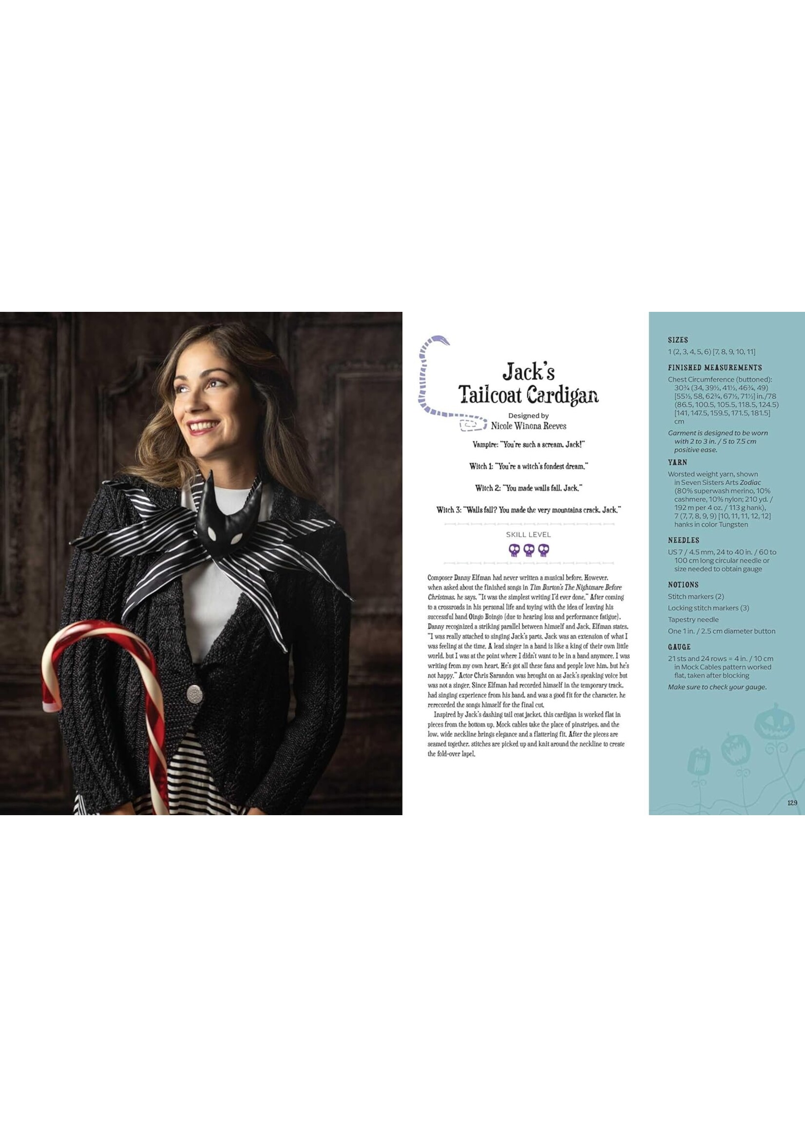 Tanis Gray The Disney Tim Burton's Nightmare Before Christmas: The Official Knitting Guide to Halloween Town and Christmas Town