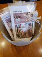 Lavatera Rose Kit Archie and Tula the Spider Knitting Kit in Tweed