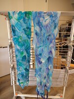 Kerri Kirk Instructor Class Wet Felted Scarves