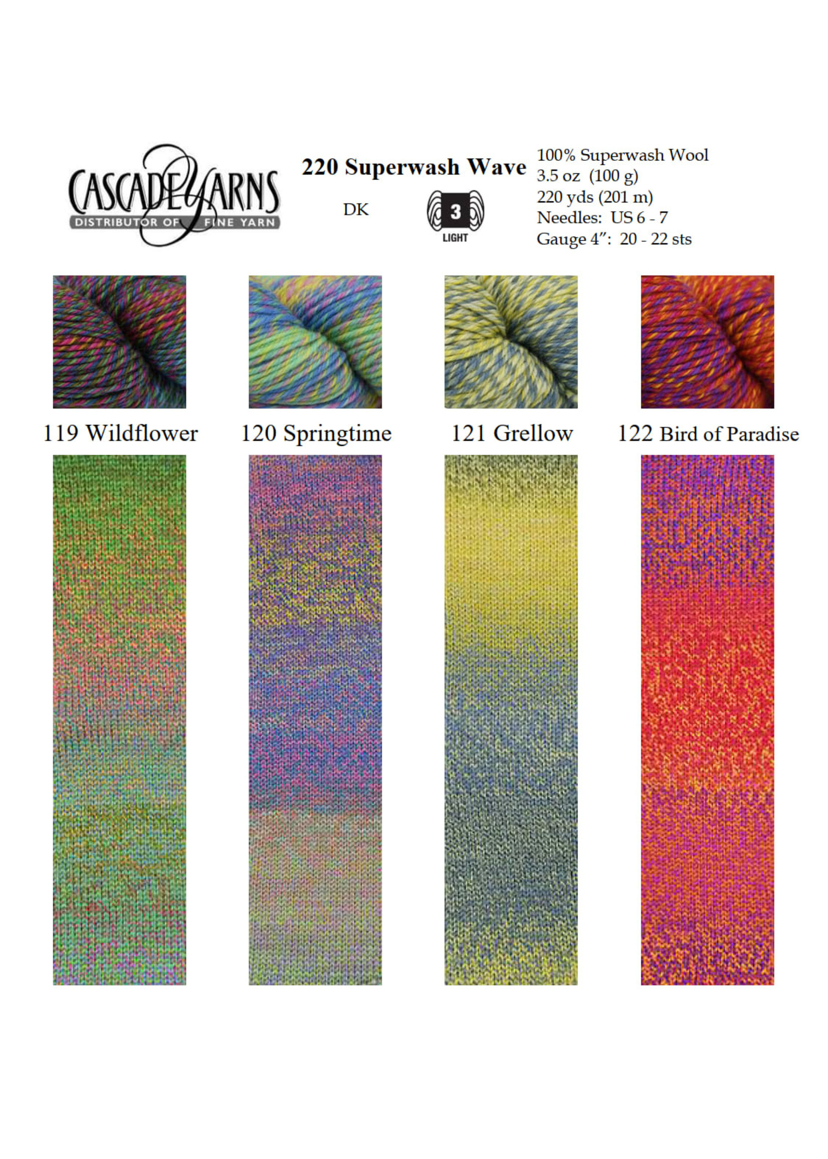 Cascade Yarns Cascade 220 Superwash Wave