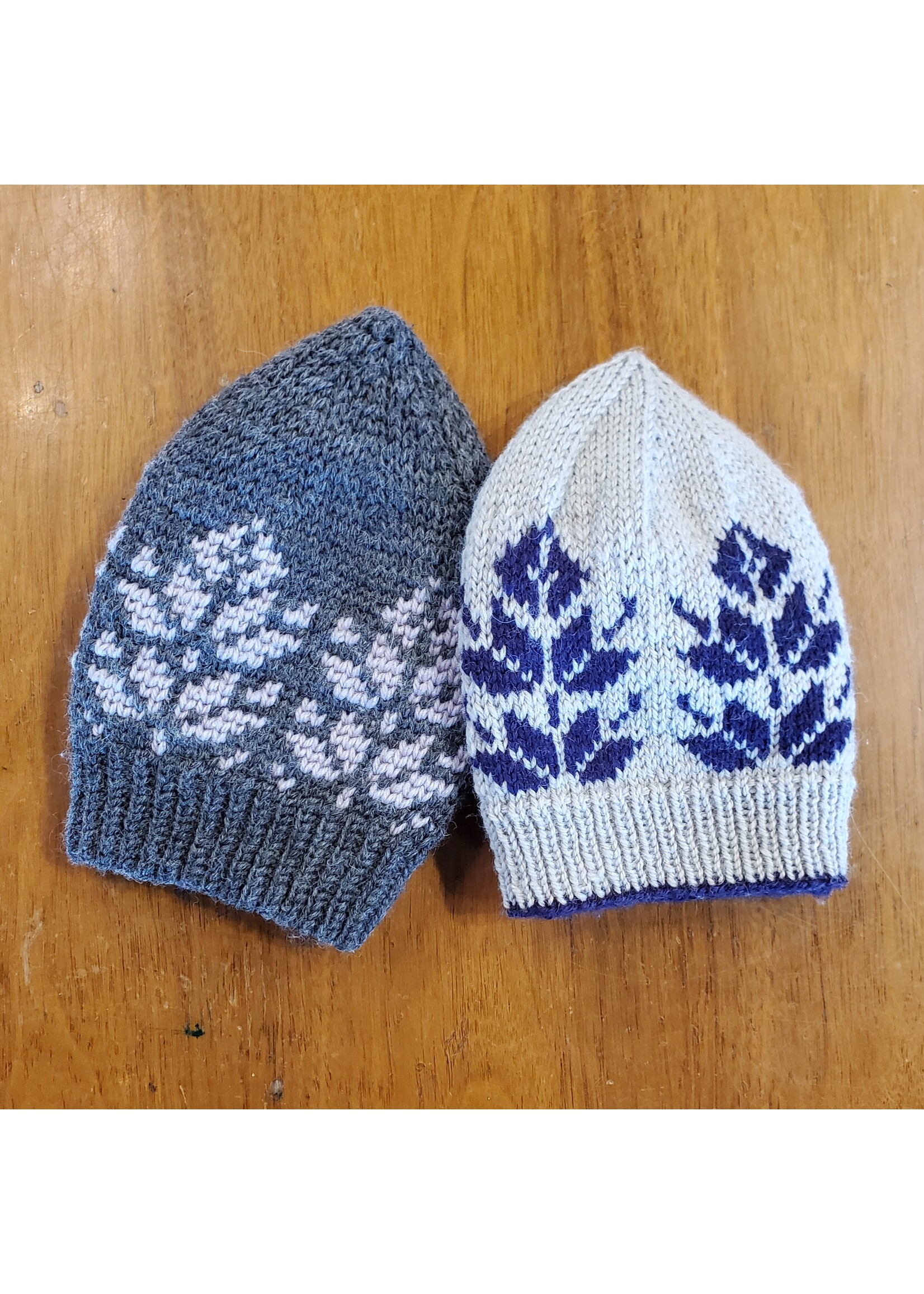 Stranded by the Sea Owl Spun Sprigs of Lavender Hat Kit