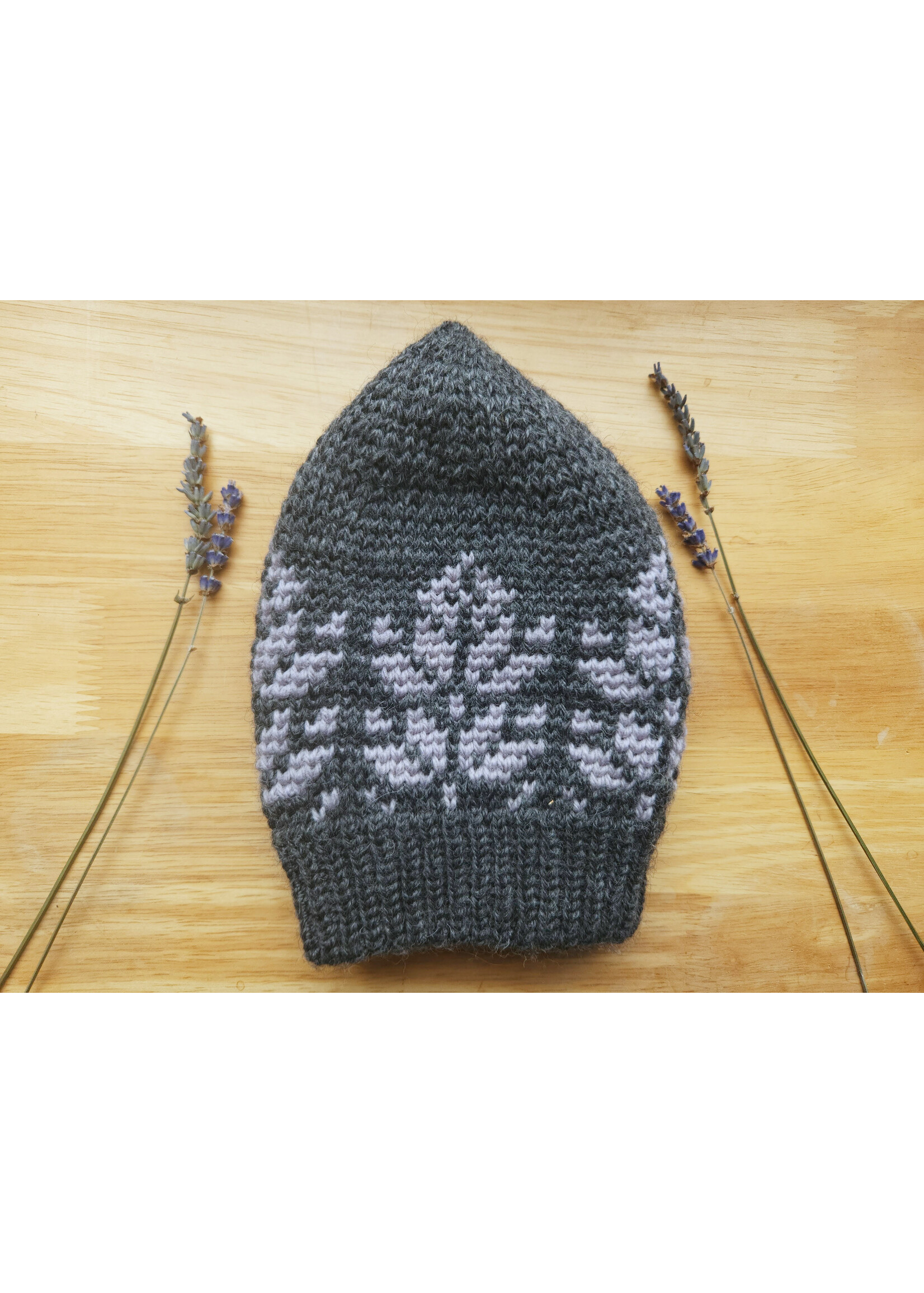 Stranded by the Sea Owl Spun Sprigs of Lavender Hat Kit