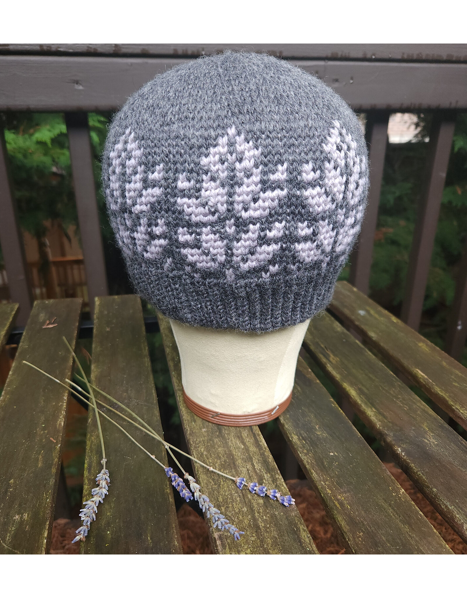 Stranded by the Sea Owl Spun Sprigs of Lavender Hat Kit