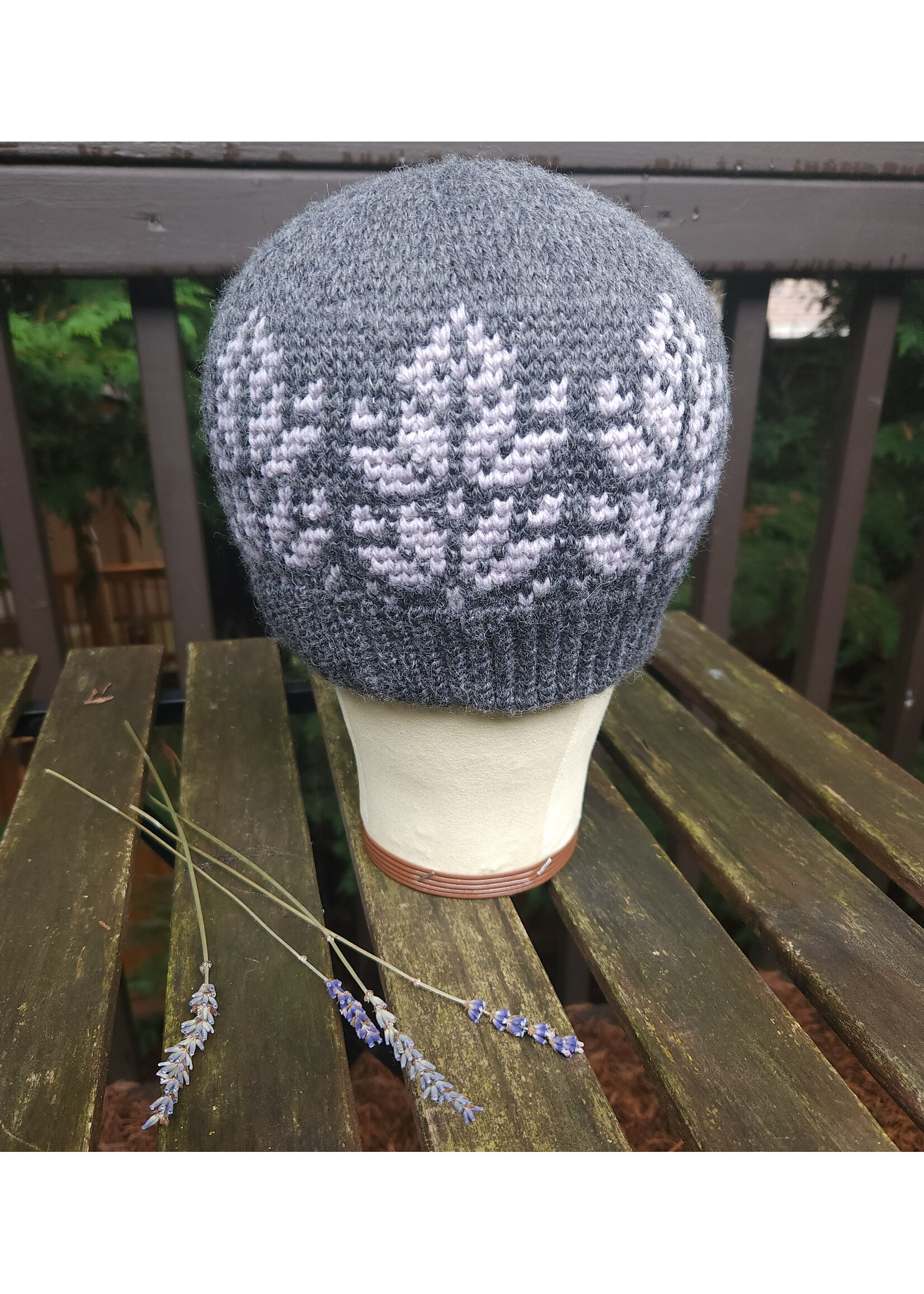 Stranded by the Sea Owl Spun Sprigs of Lavender Hat Kit