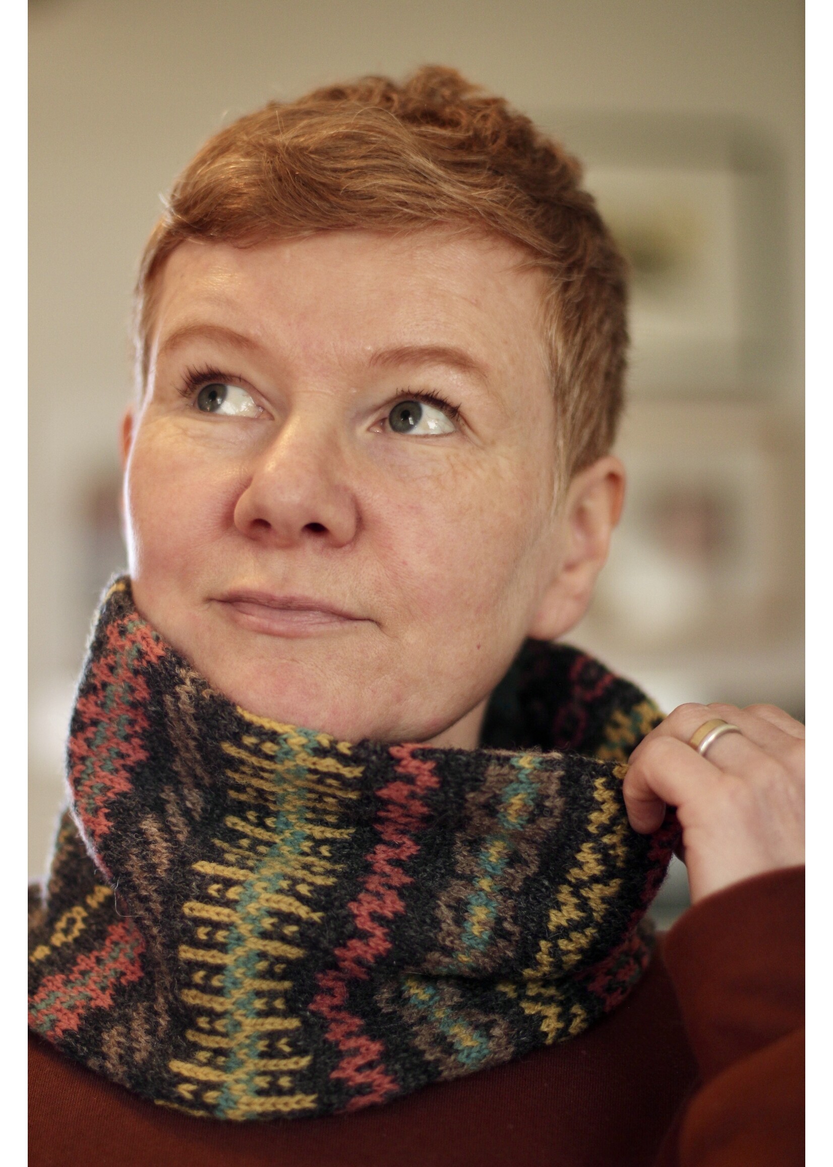 Jamieson's of Shetland Shetland Haslock Cowl Spindrift Kit