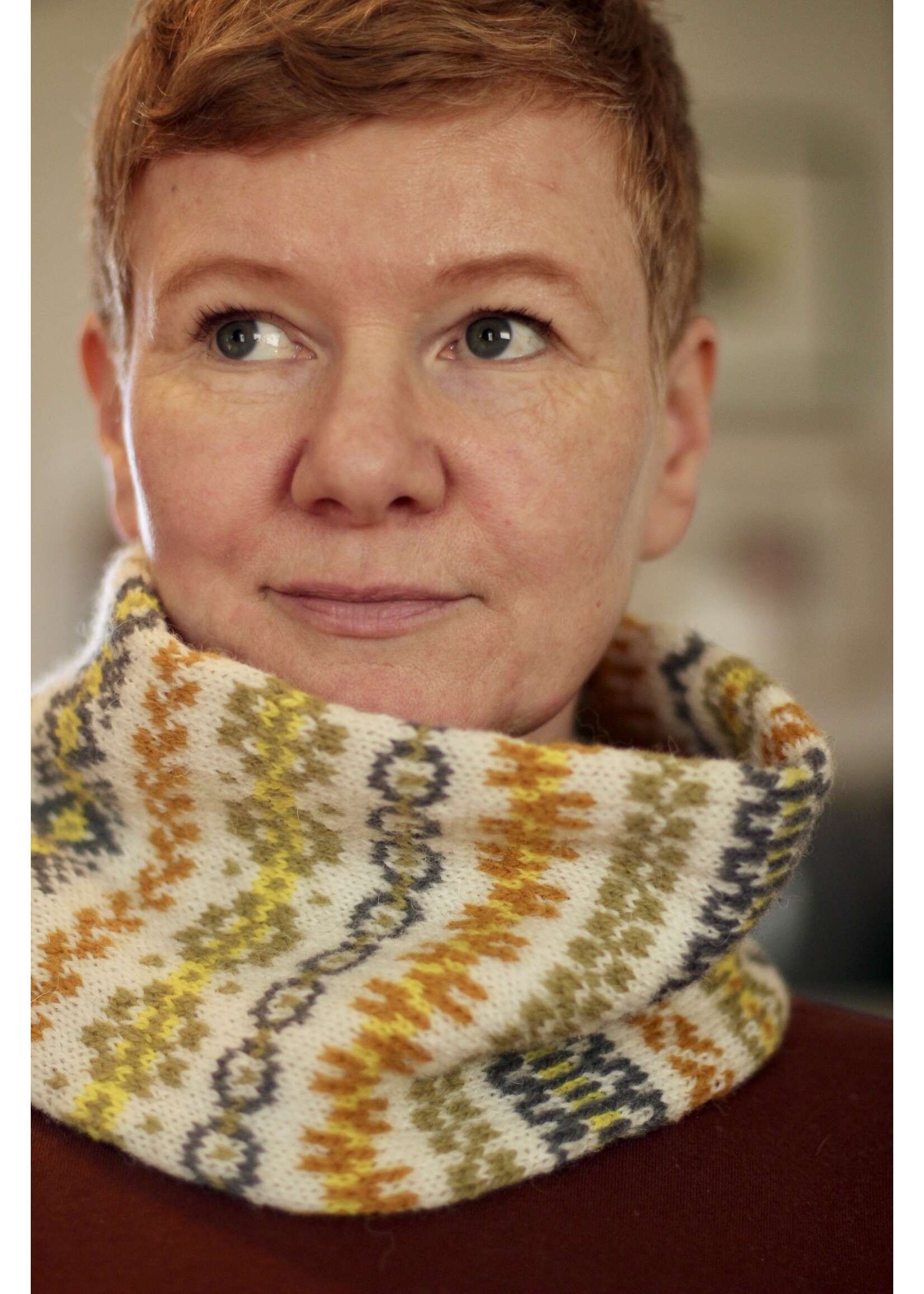 Jamieson's of Shetland Shetland Haslock Cowl Spindrift Kit