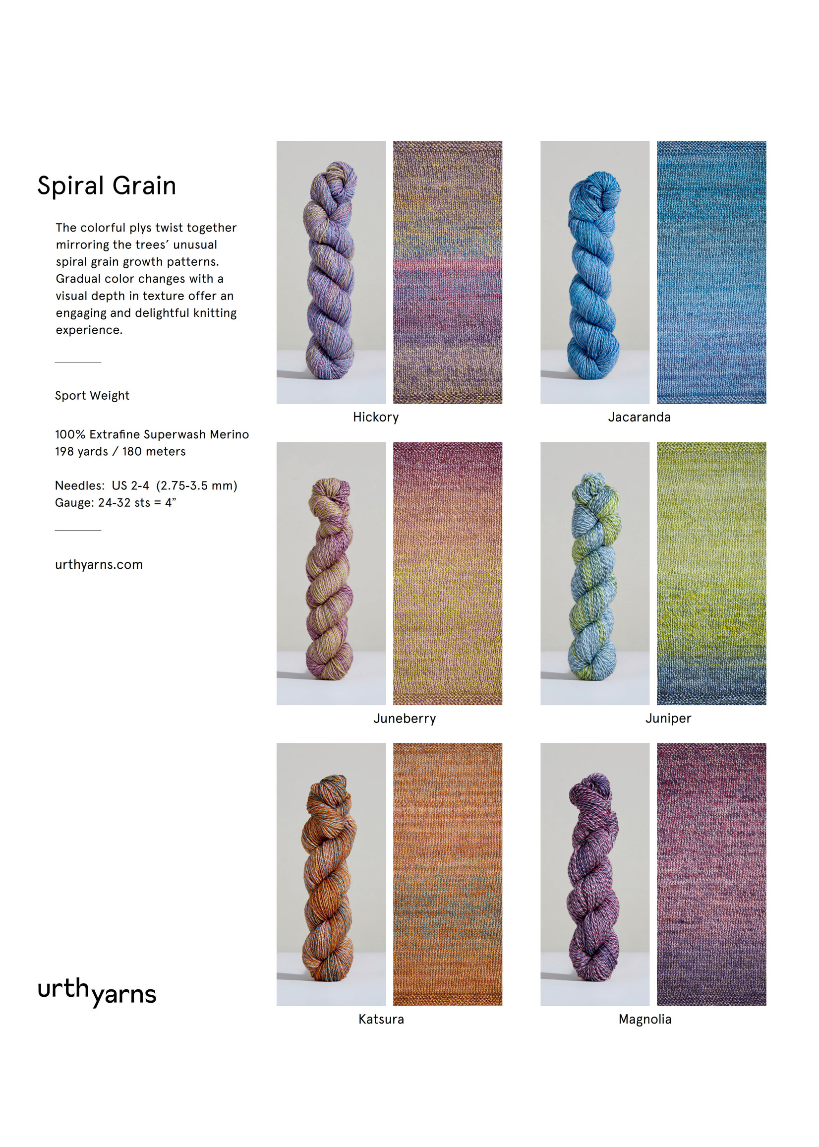 Urth Yarns Urth Yarns Spiral Grain