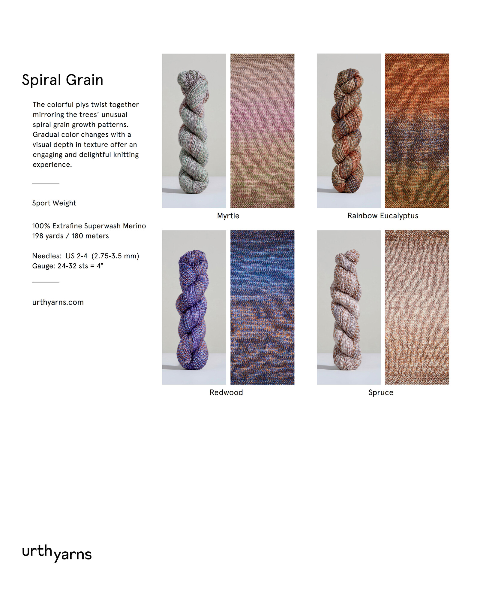 Urth Yarns Urth Yarns Spiral Grain