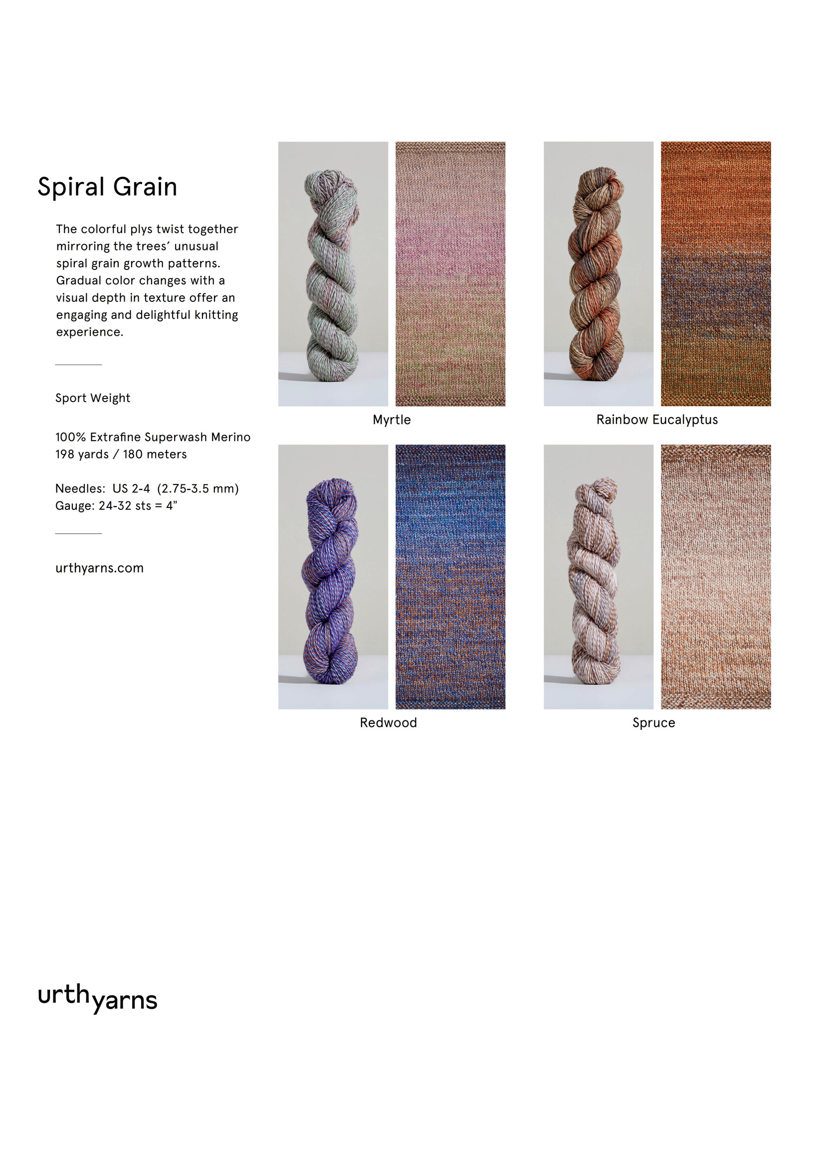 Urth Yarns Urth Yarns Spiral Grain