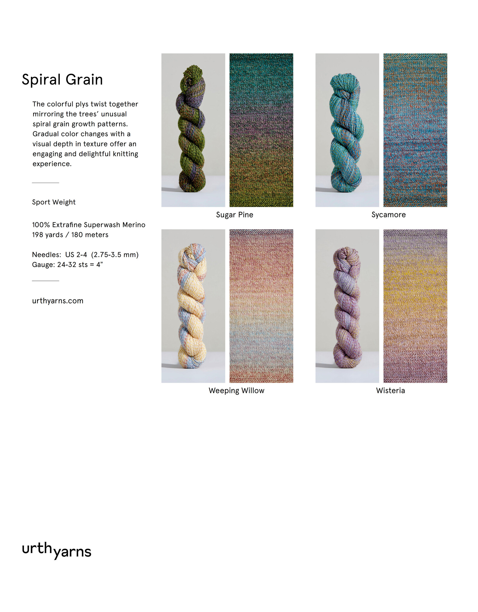 Urth Yarns Urth Yarns Spiral Grain