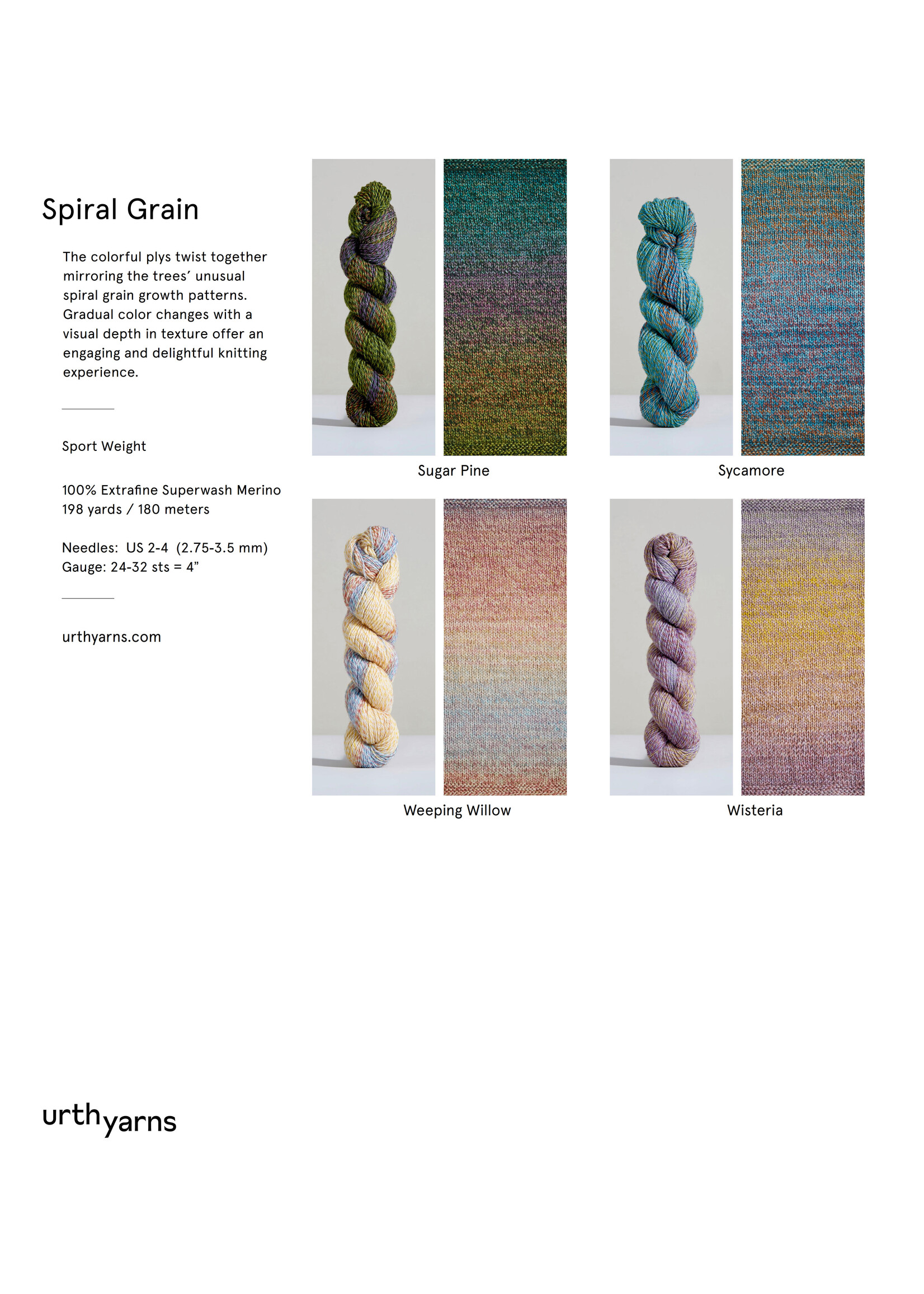 Urth Yarns Urth Yarns Spiral Grain