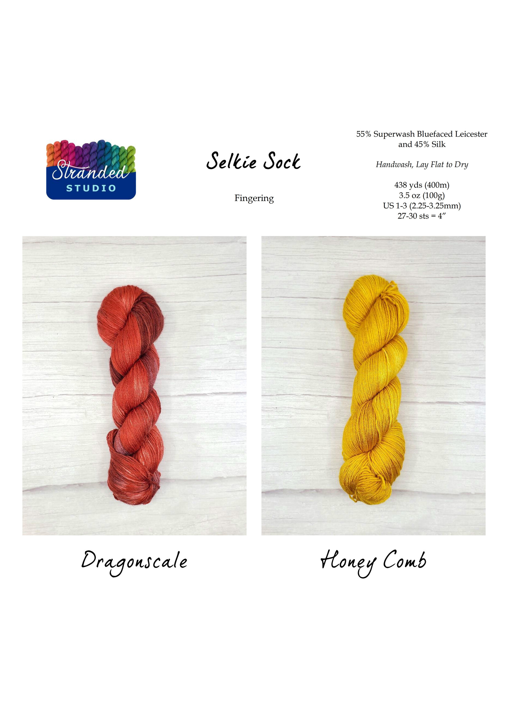 Stranded Studio Selkie Fingering 100g