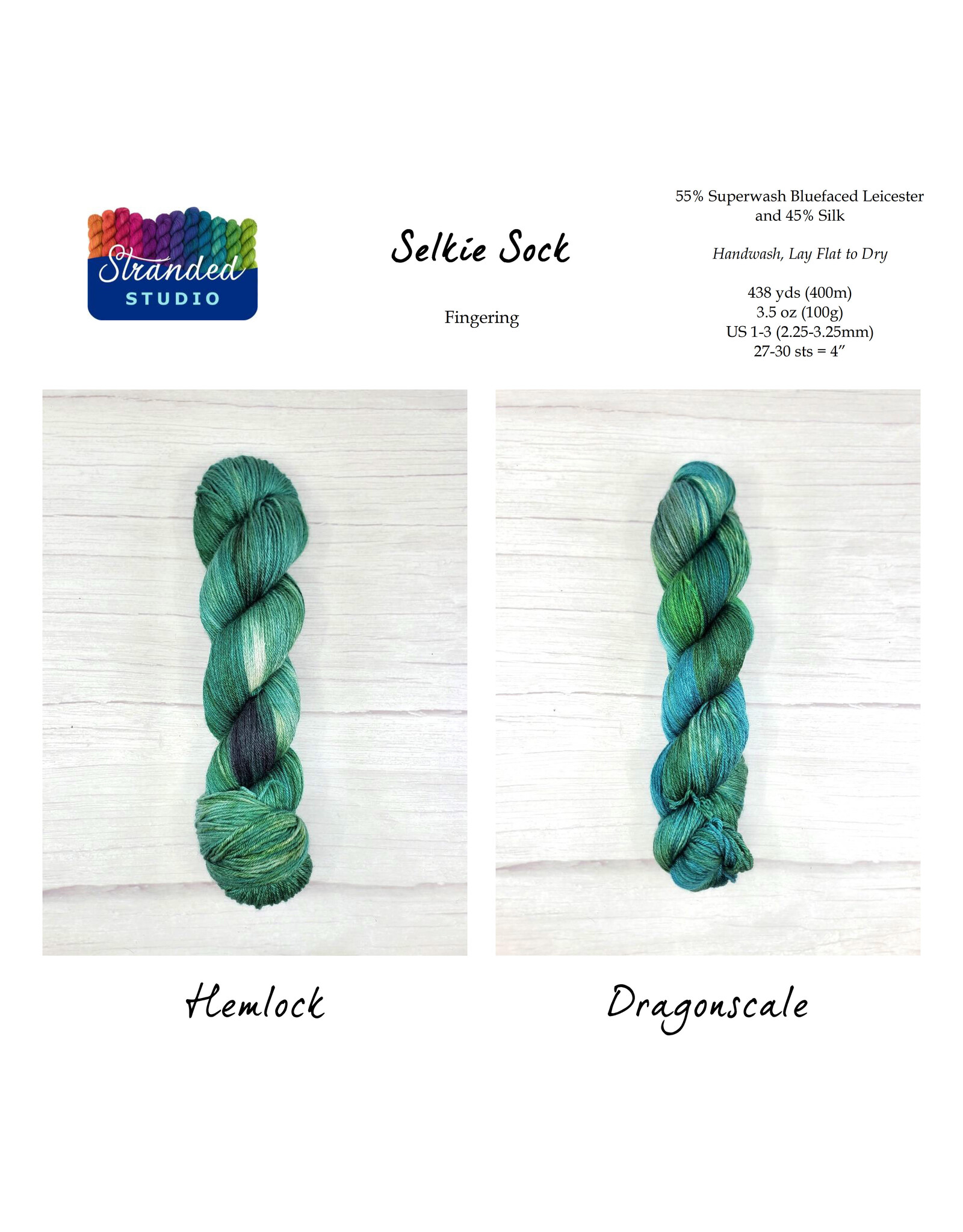 Stranded Studio Selkie Sock 100g