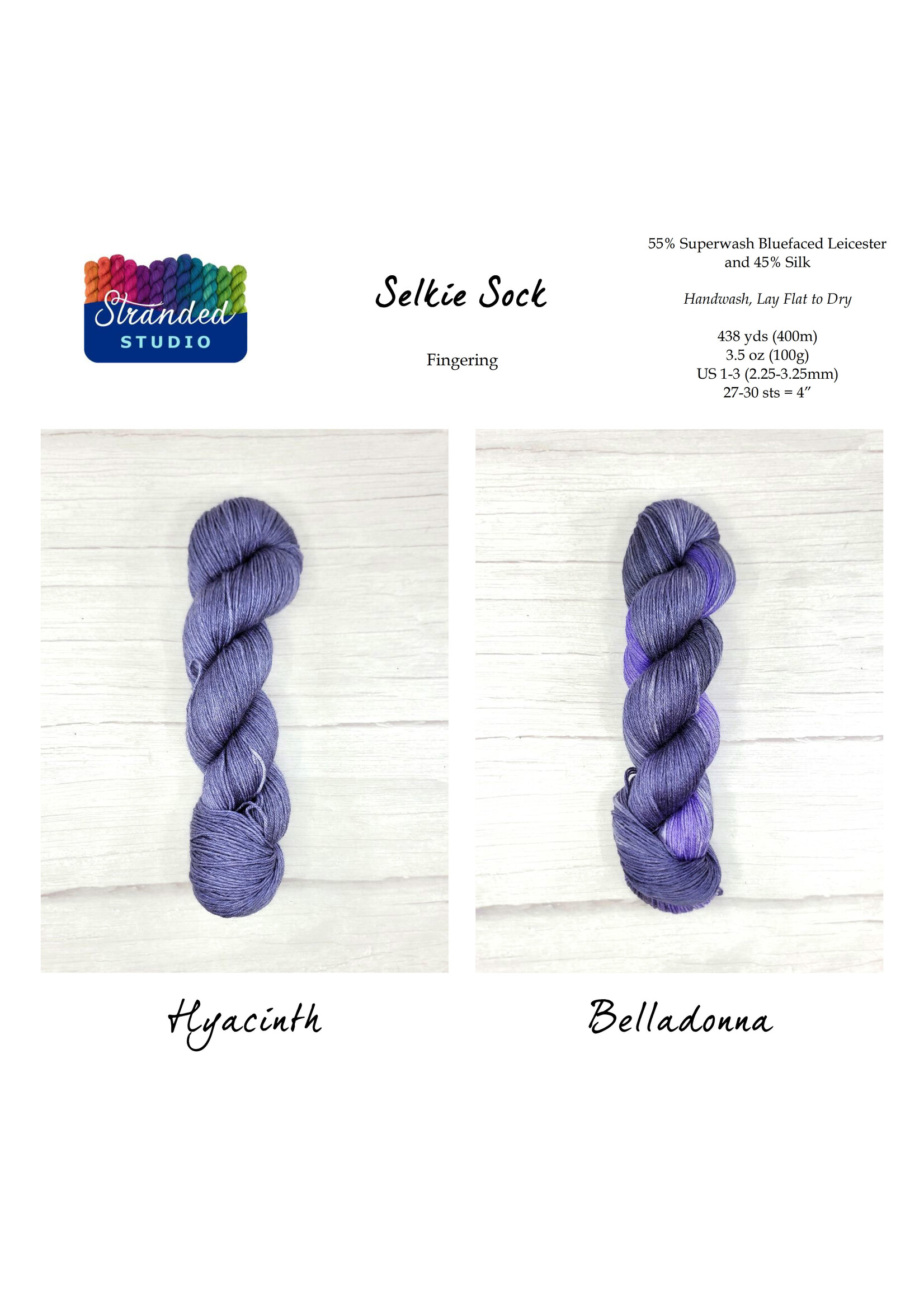 Stranded Studio Selkie Fingering 100g