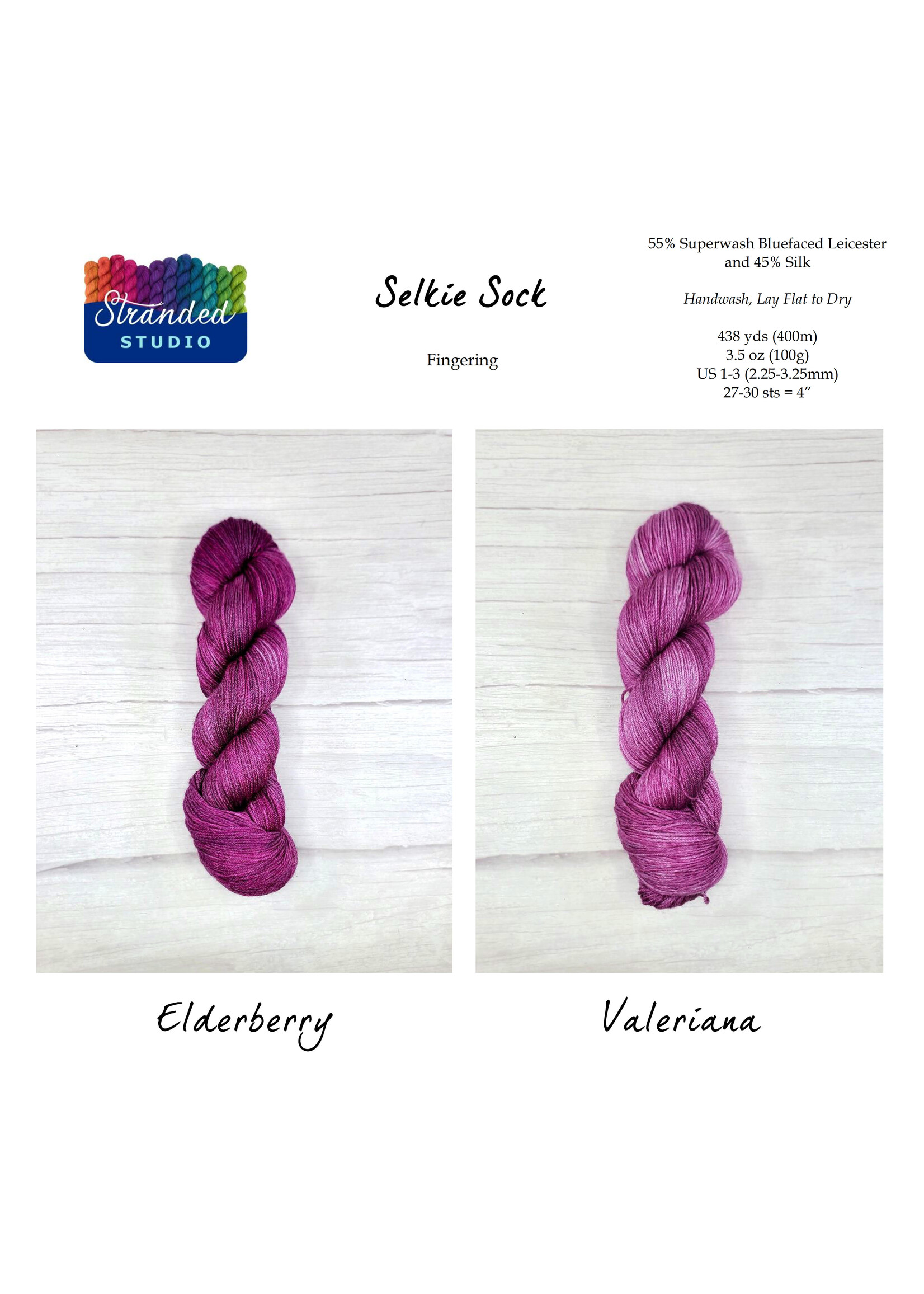 Stranded Studio Selkie Fingering 100g