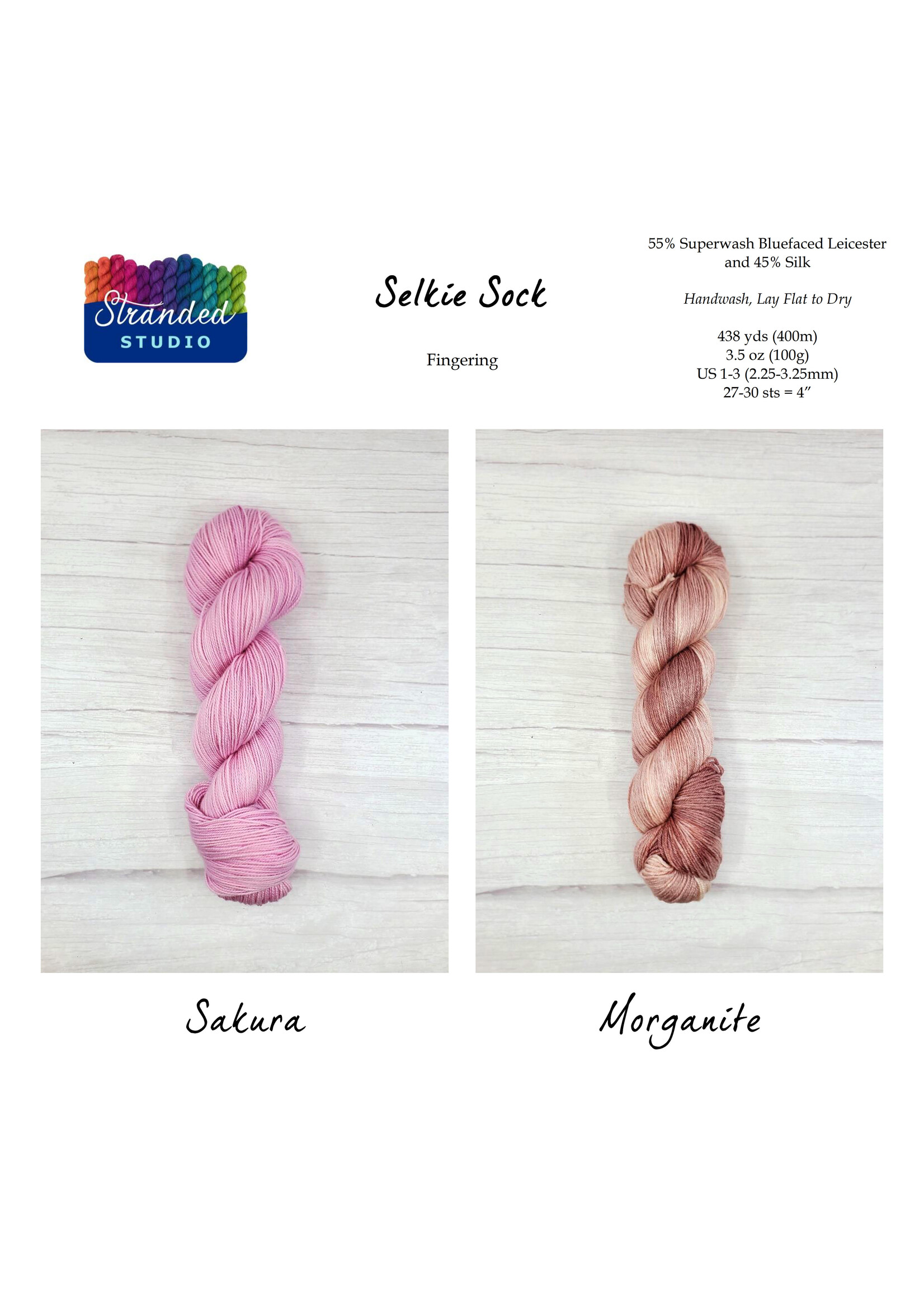 Stranded Studio Selkie Fingering 100g