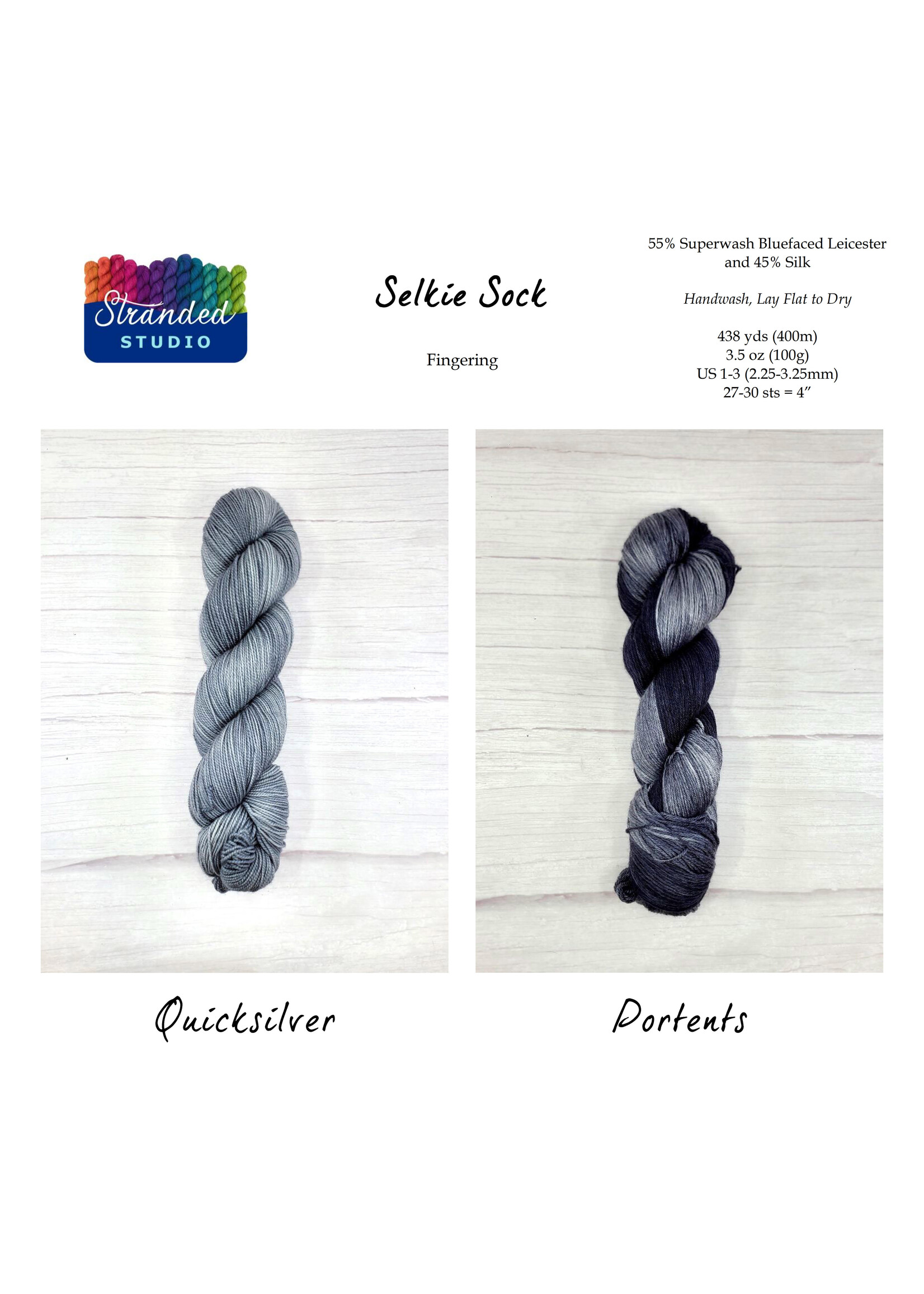 Stranded Studio Selkie Fingering 100g