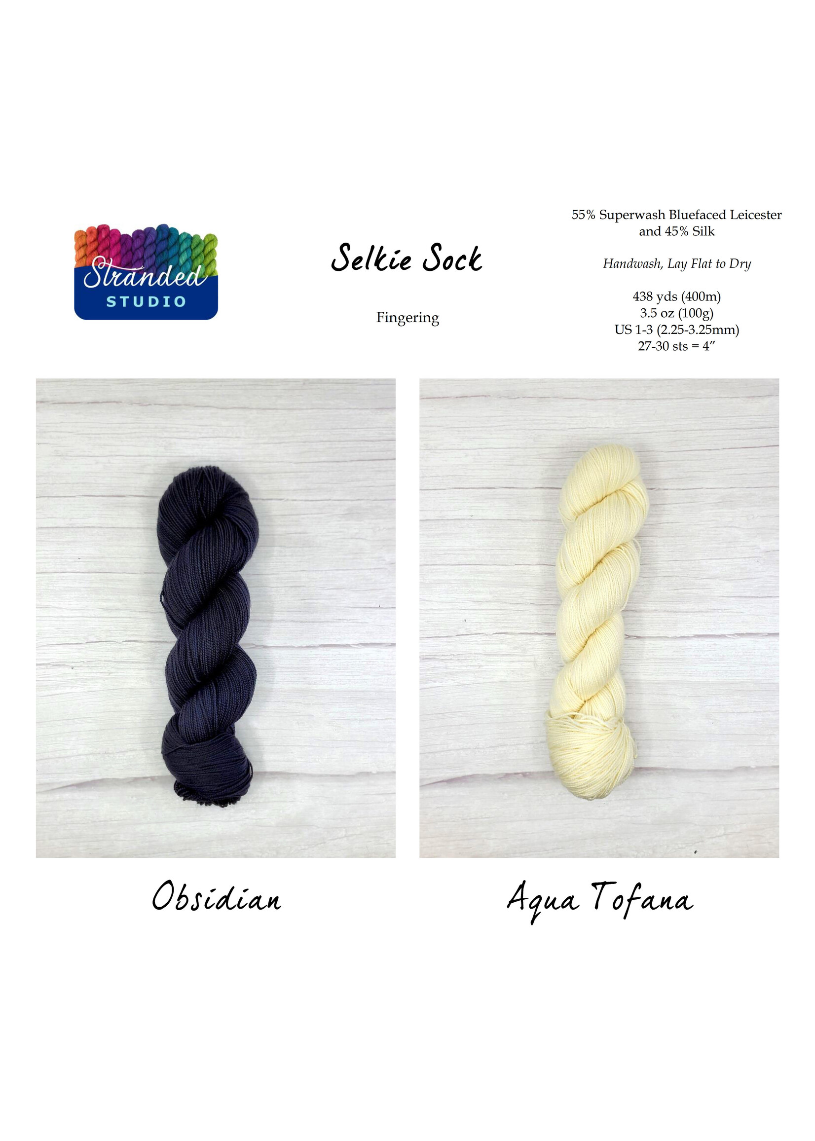 Stranded Studio Selkie Fingering 100g