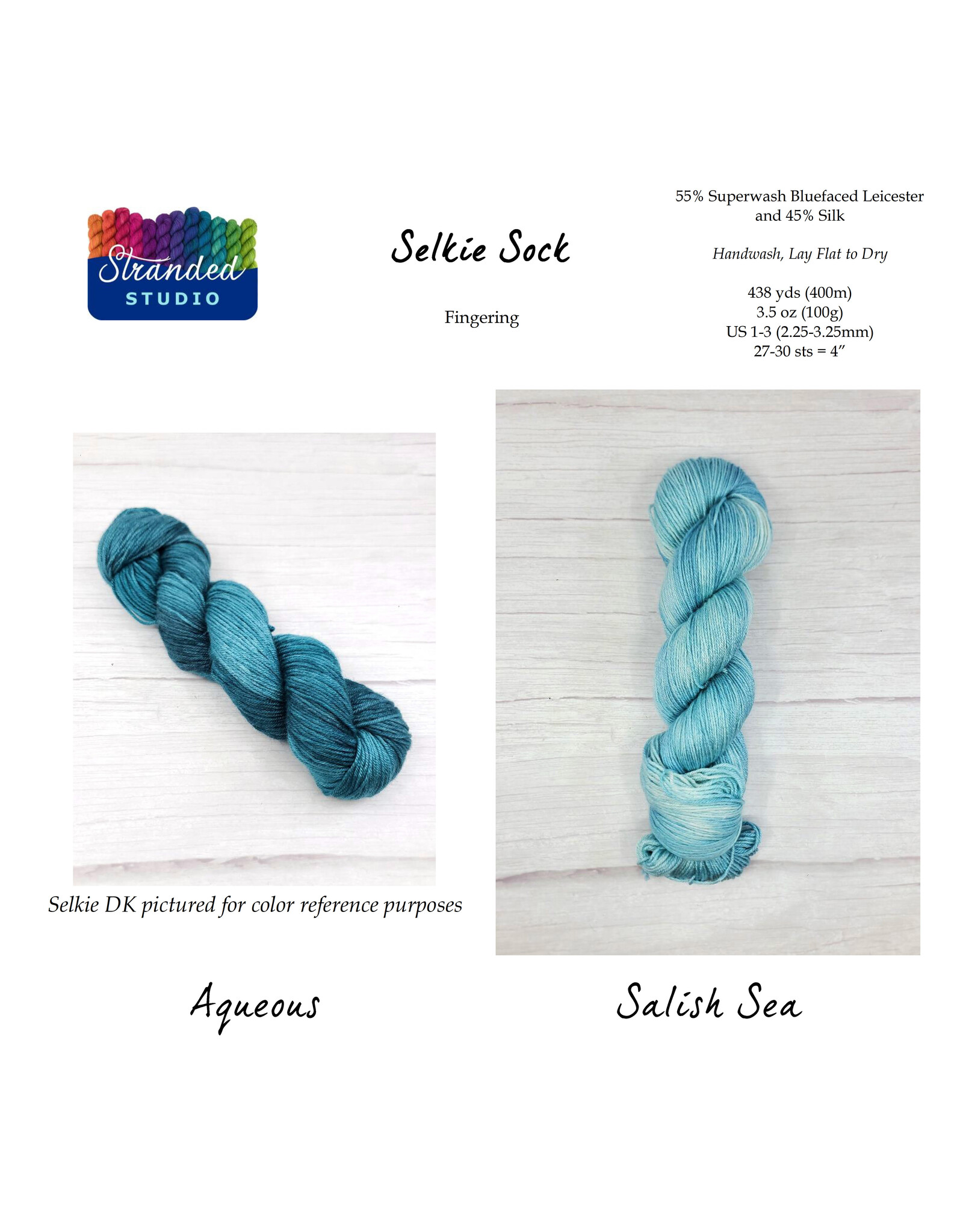 Stranded Studio Selkie Sock 100g