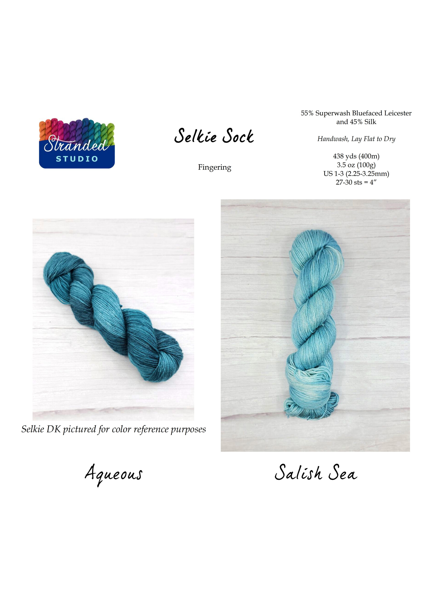 Stranded Studio Selkie Fingering 100g