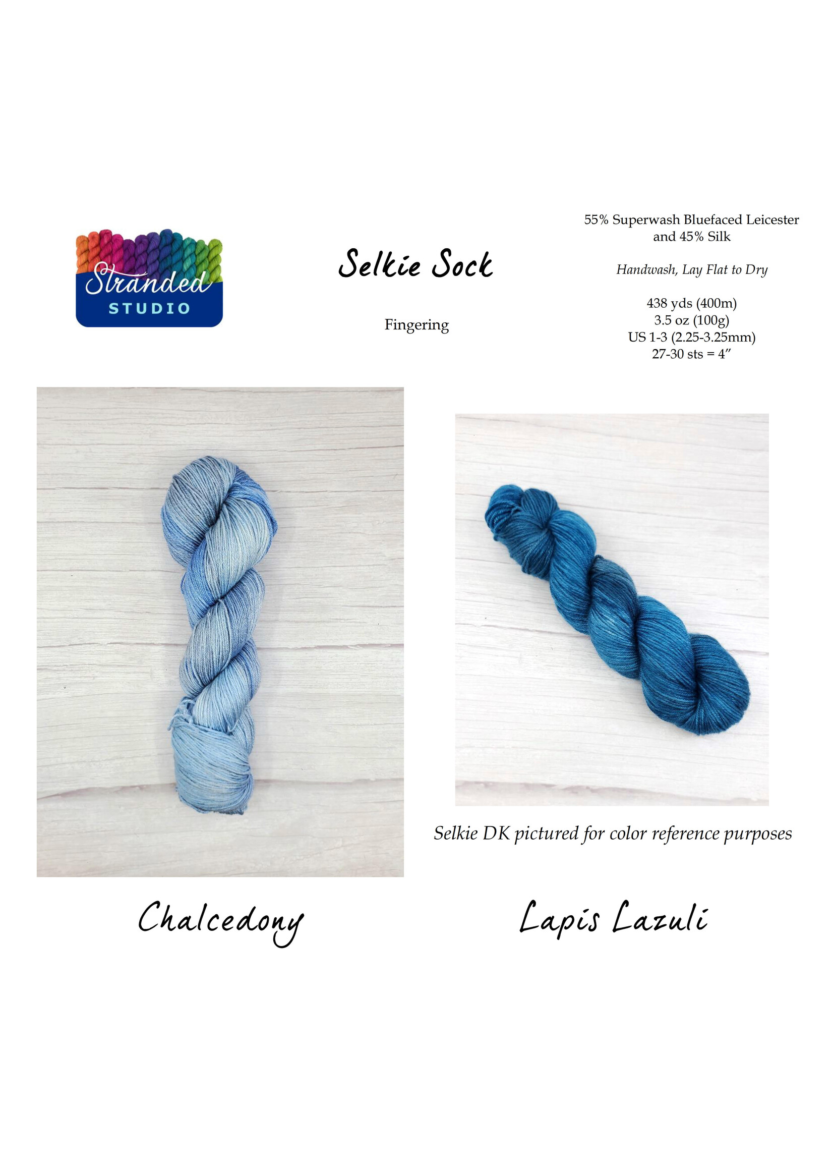 Stranded Studio Selkie Fingering 100g