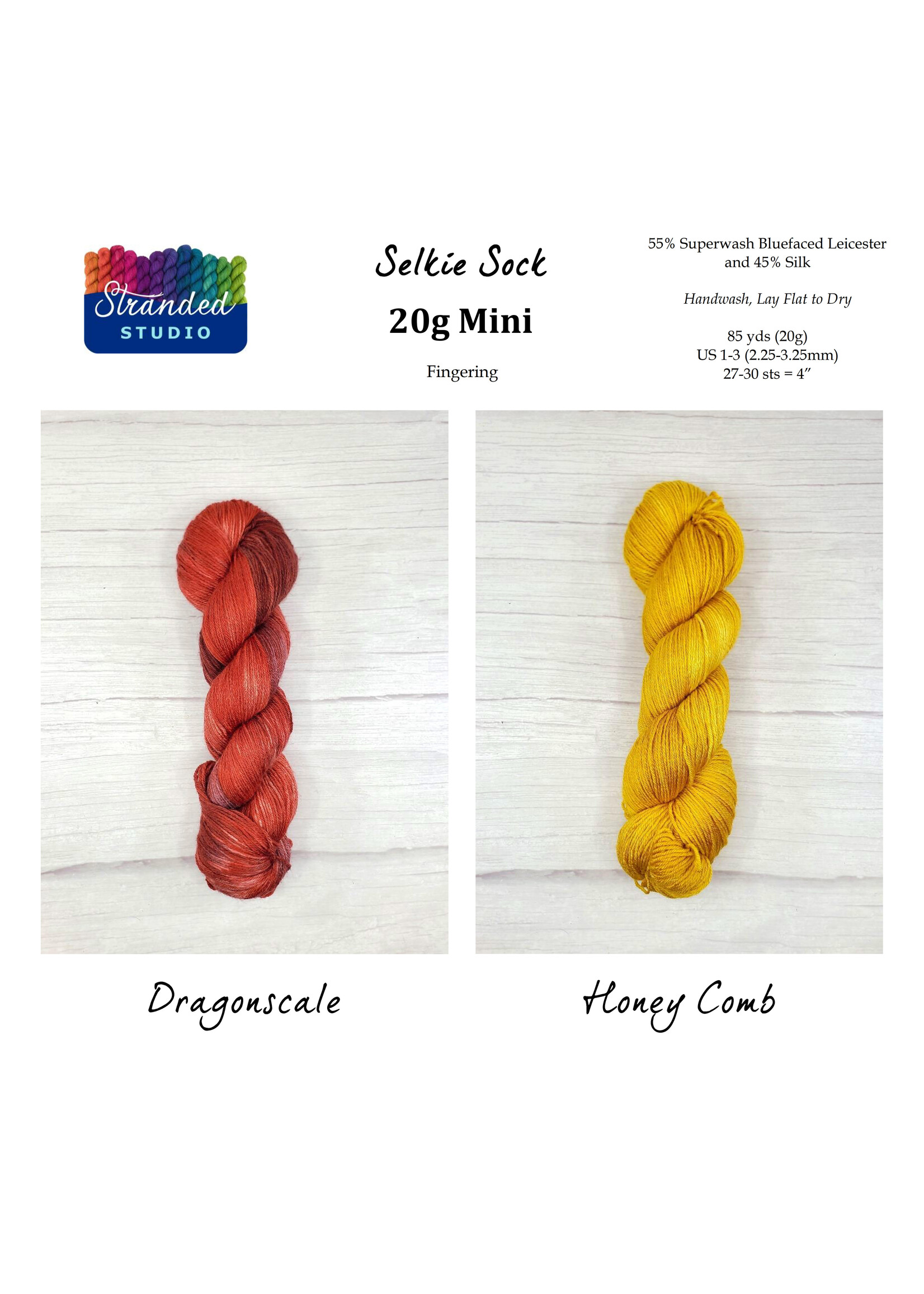 Stranded Studio Selkie Sock 20g Mini